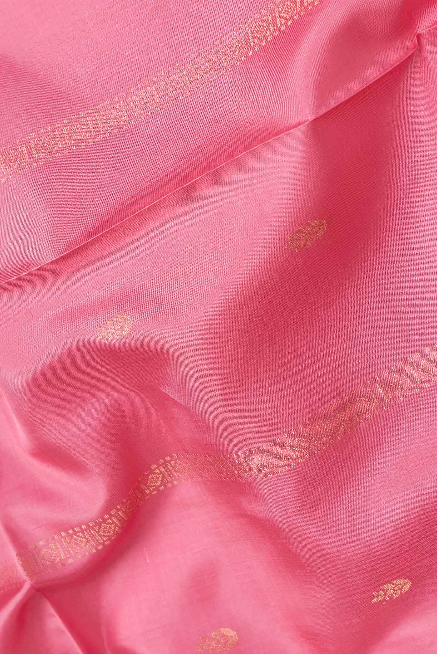 Pink Soft Silk Saree - Image 2
