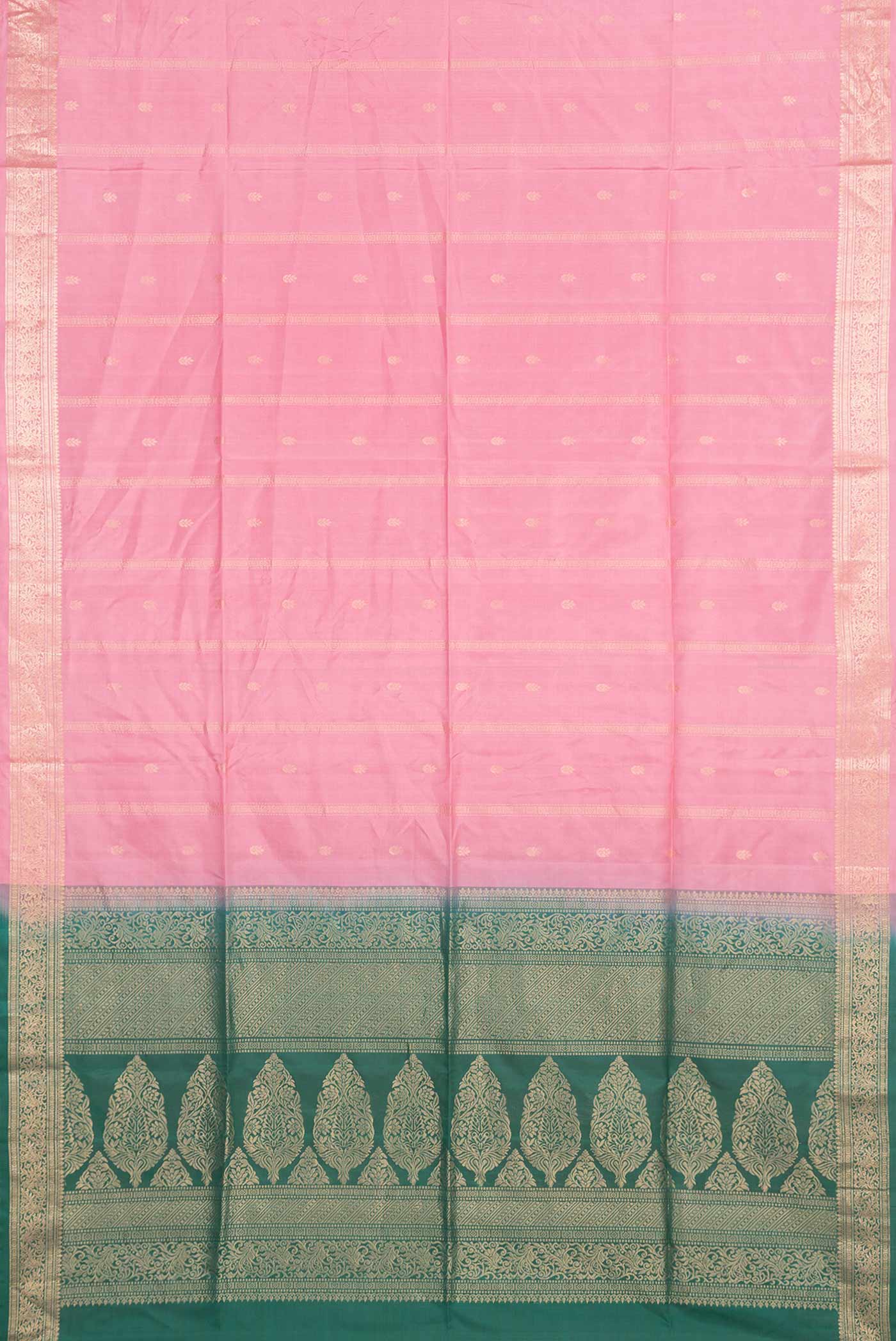 Pink Soft Silk Saree - Image 6