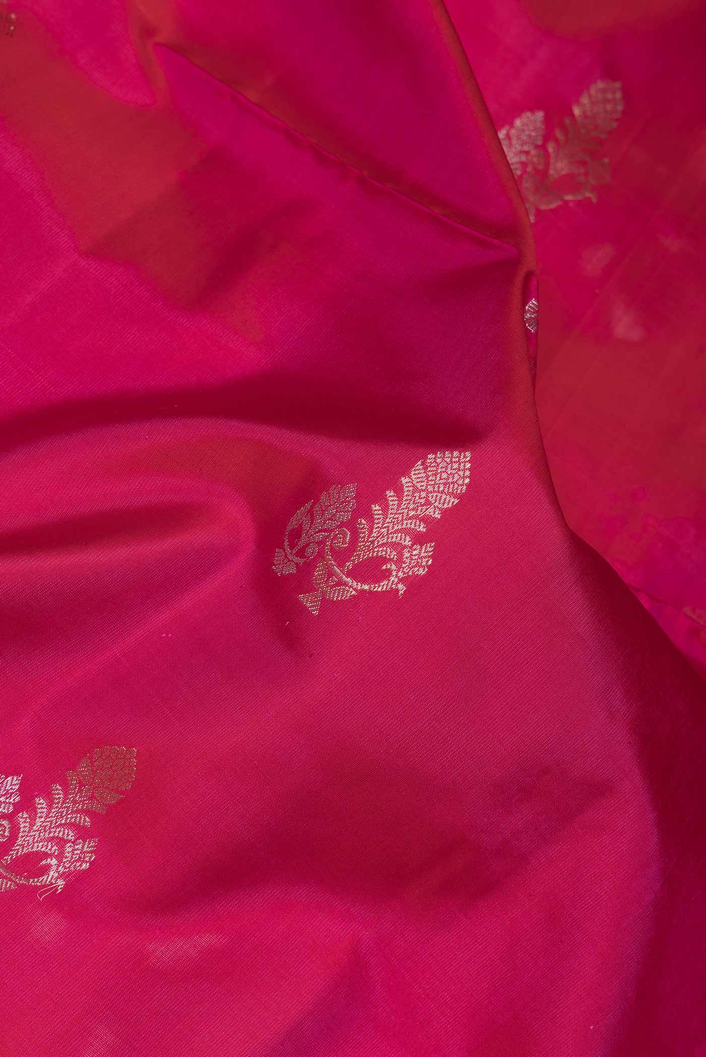 Pink Soft Silk Saree - Image 2