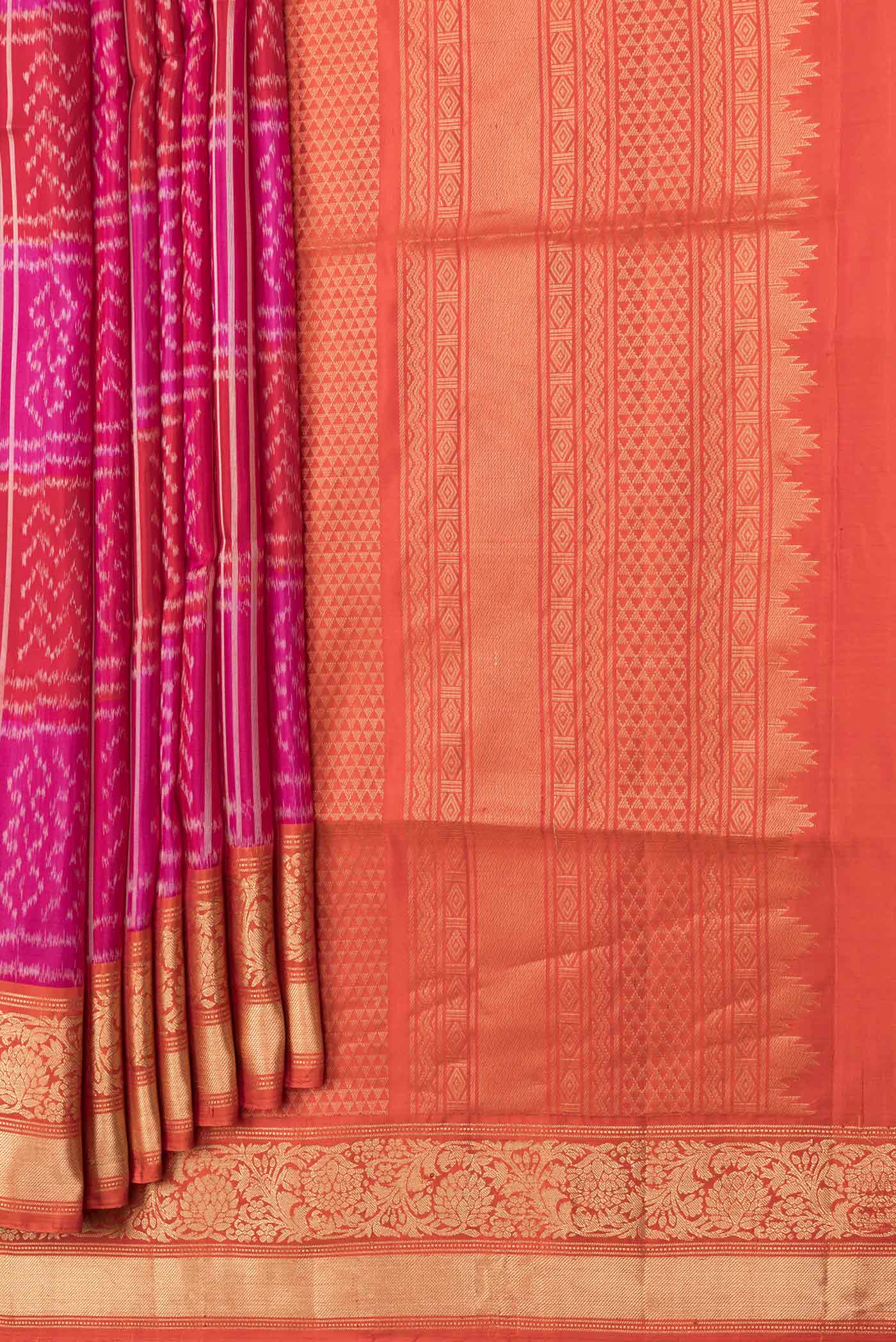Multi Color Soft Silk Saree - Image 4