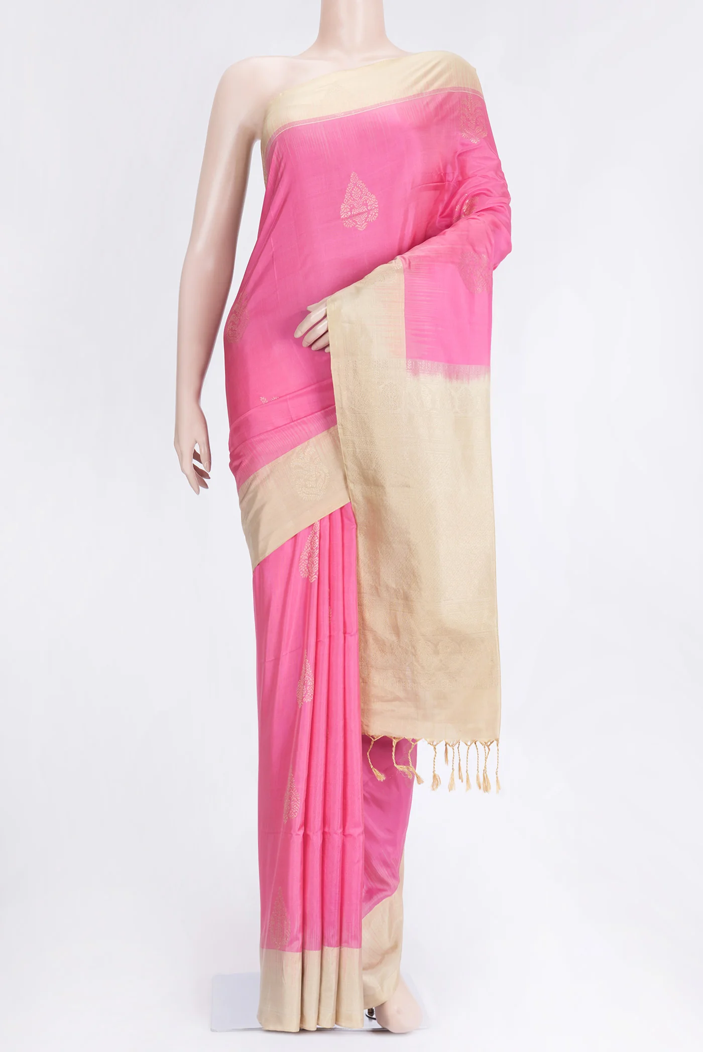 Pink Soft Silk Saree