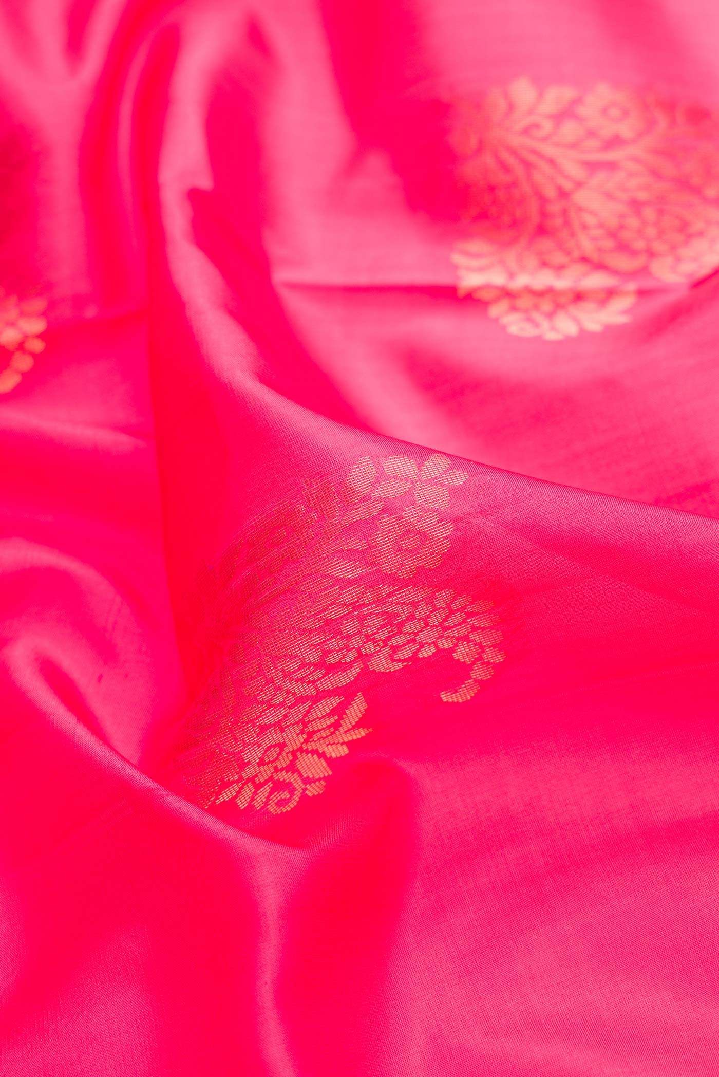 Pink Soft Silk Saree - Image 2