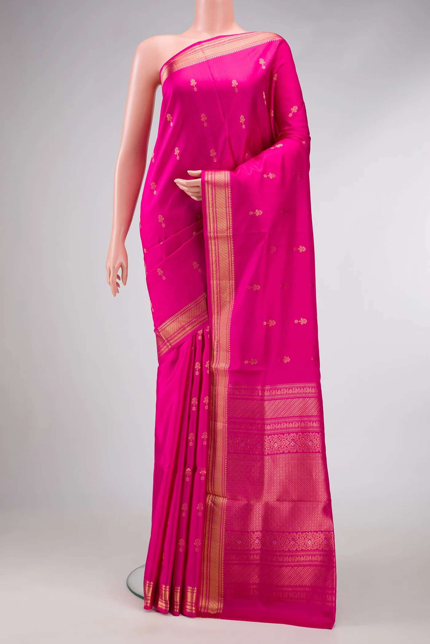 Pink Soft Silk Saree