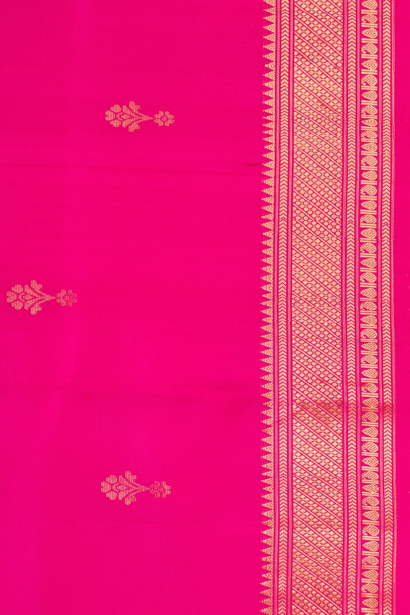 Pink Soft Silk Saree - Image 3