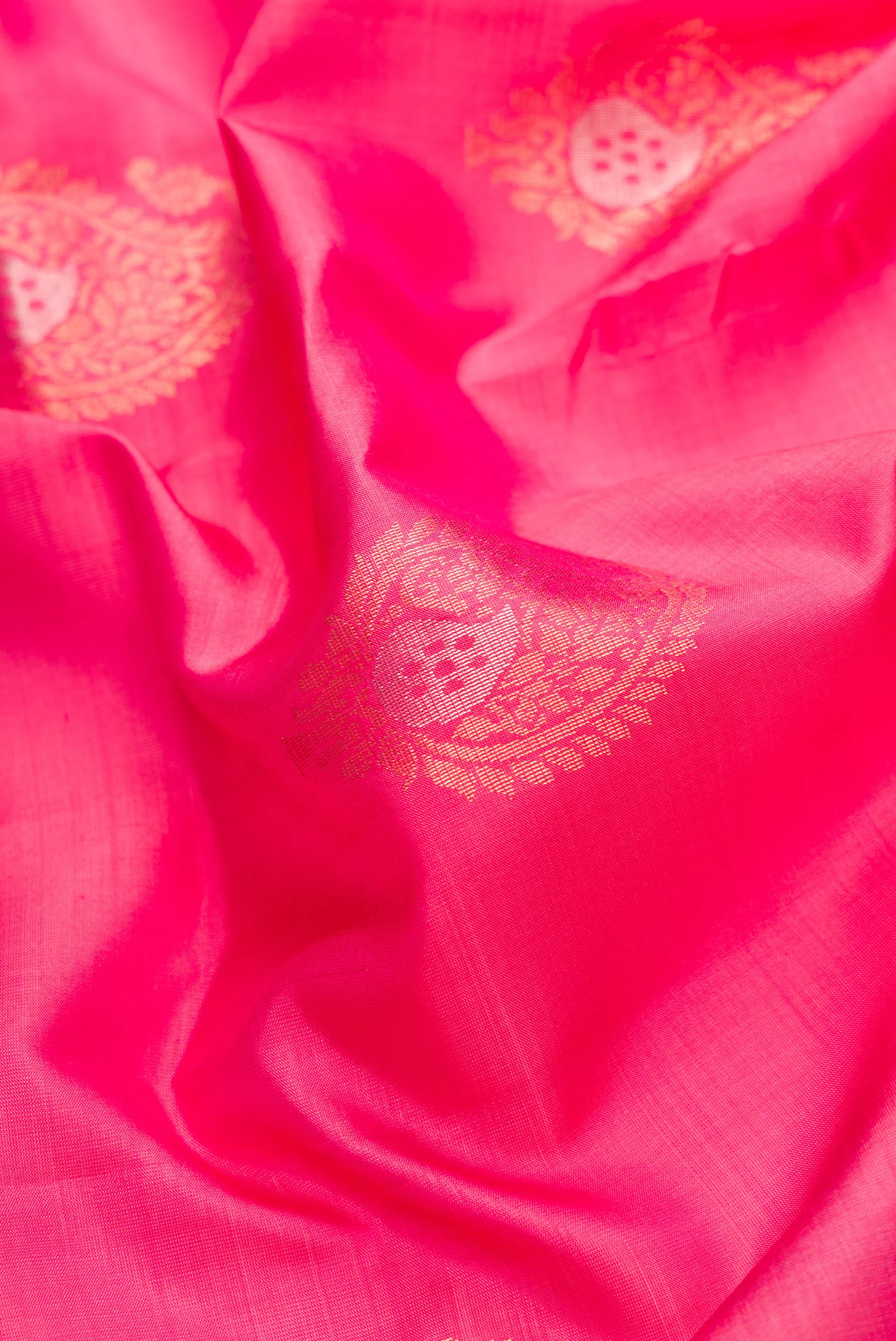 Pink Soft Silk Saree - Image 2