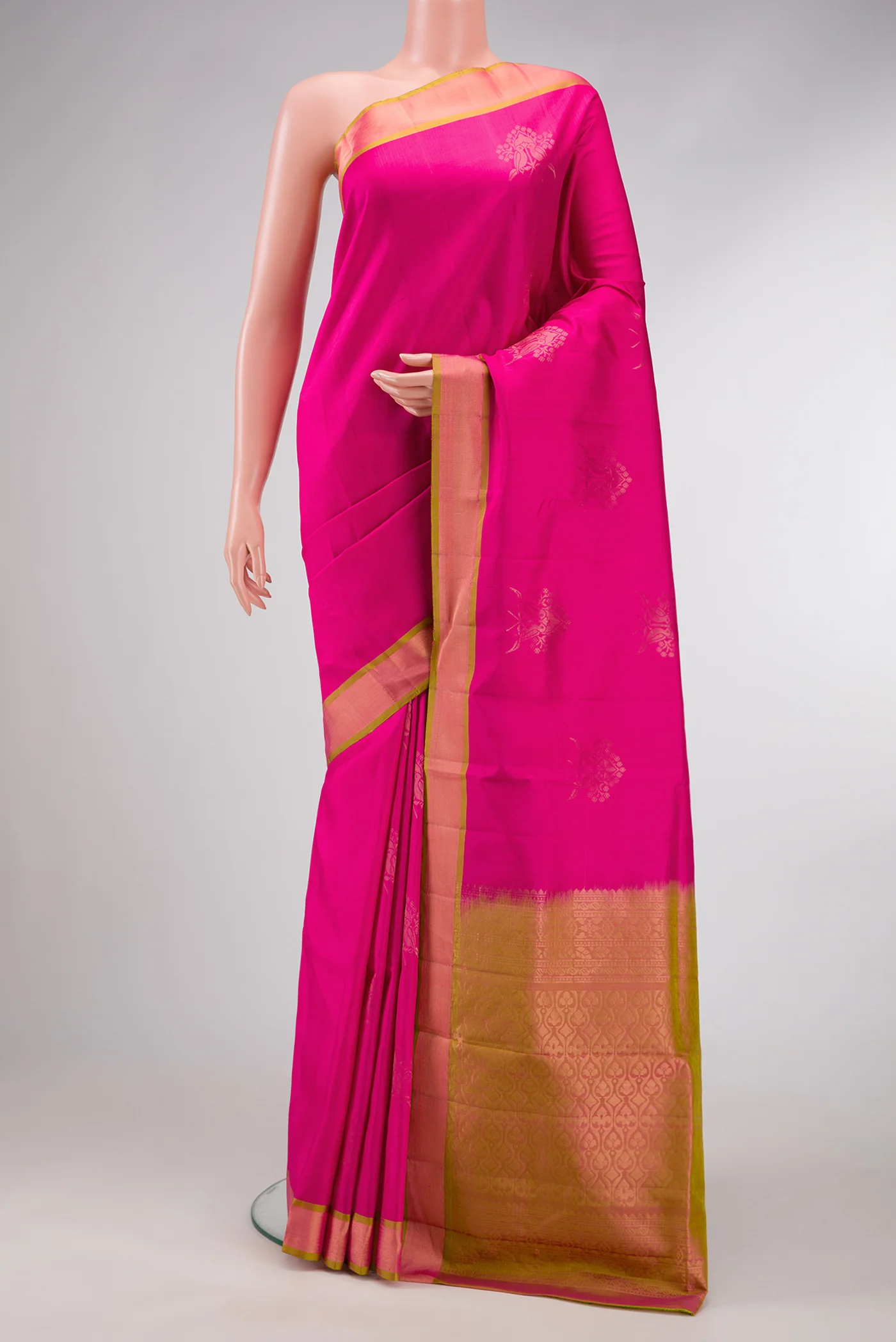 Pink Soft Silk Saree