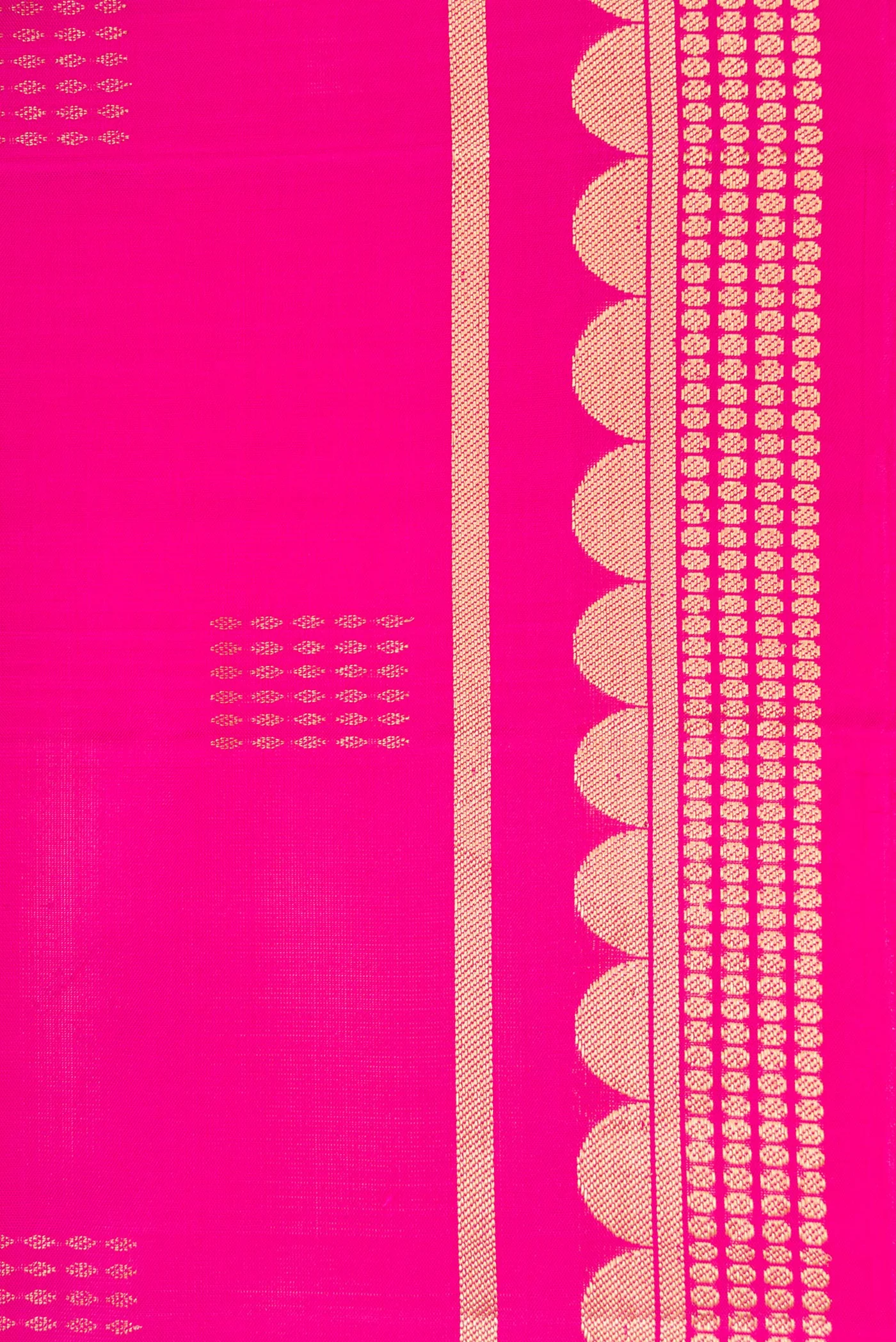 Rani Pink Soft Silk Saree - Image 3