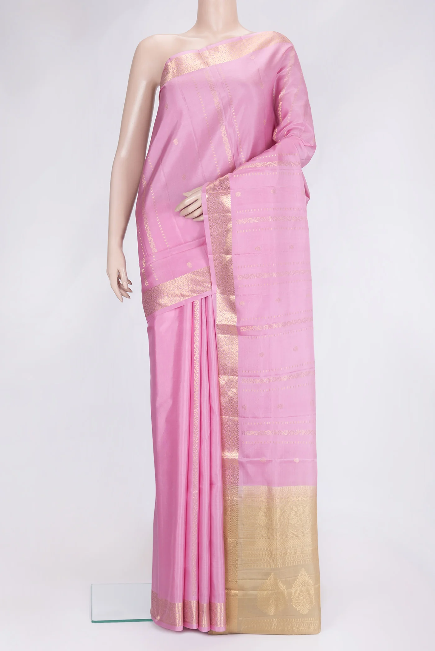 Pink Soft Silk Saree