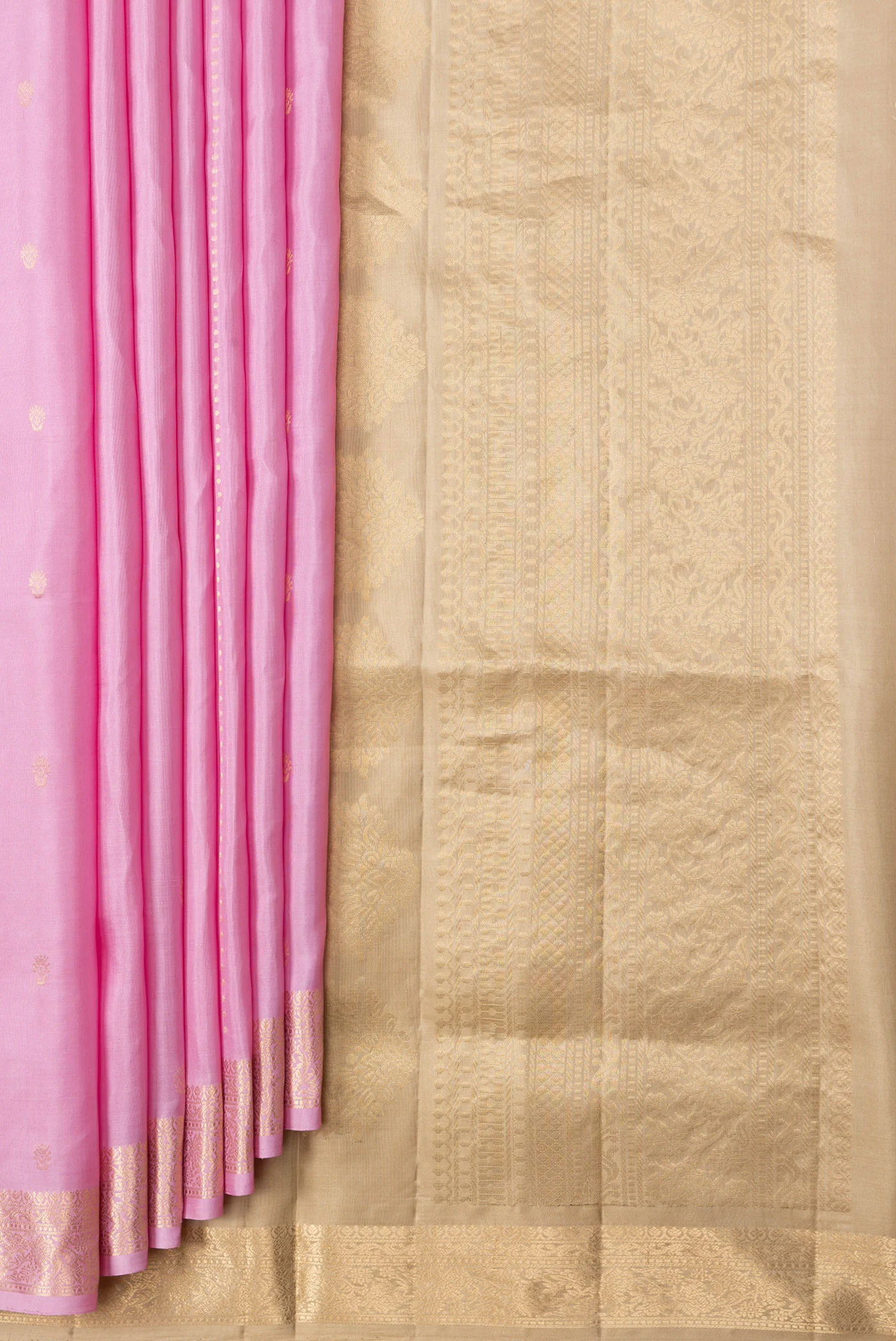 Pink Soft Silk Saree - Image 4