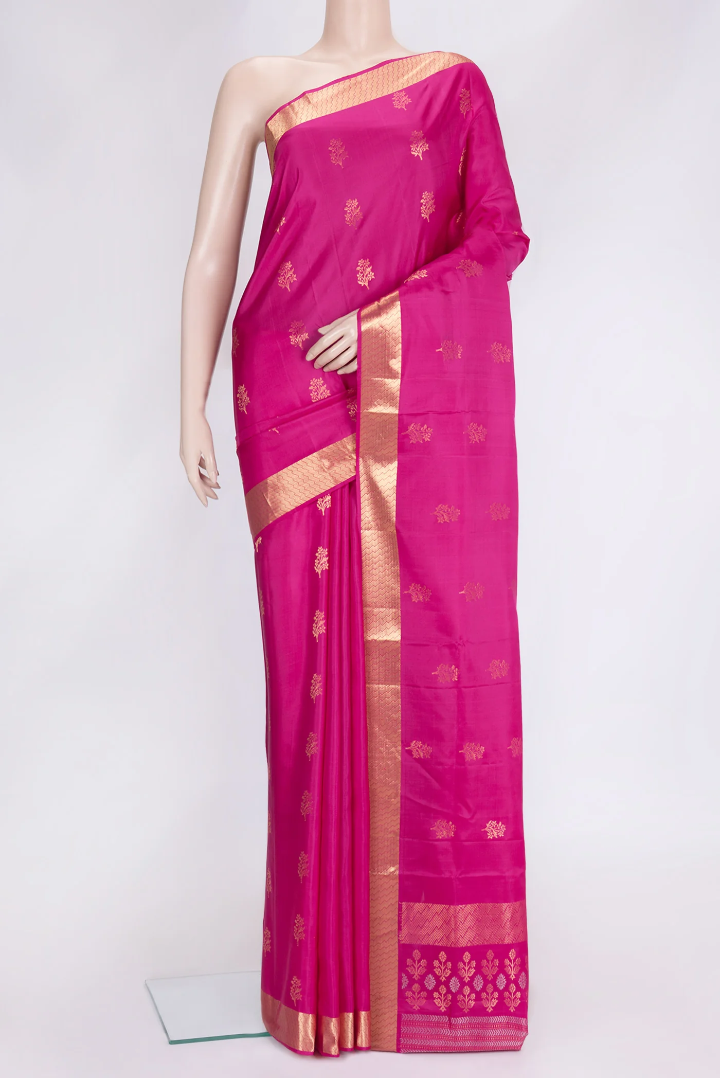 Pink Soft Silk Saree