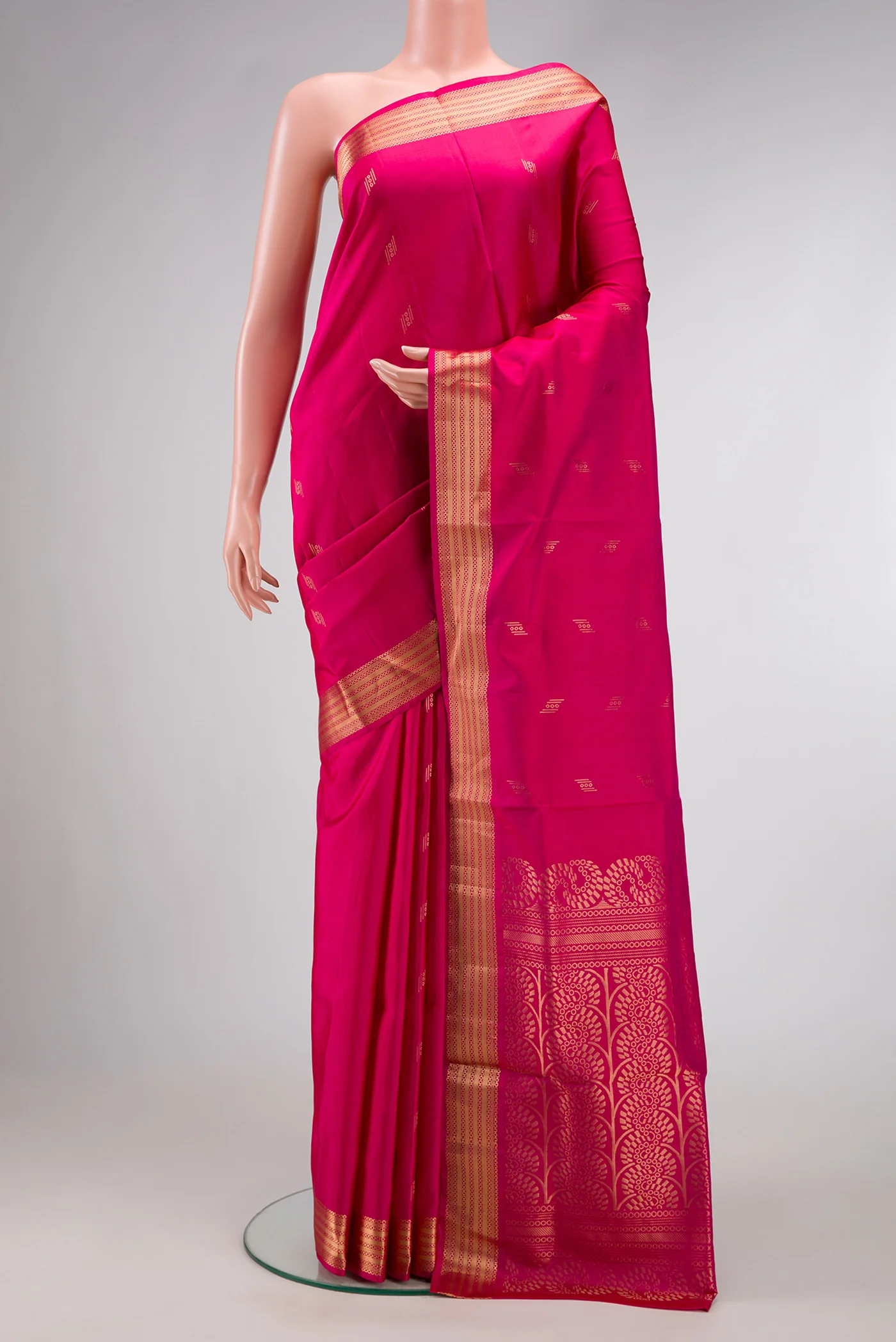 Pink Soft Silk Saree
