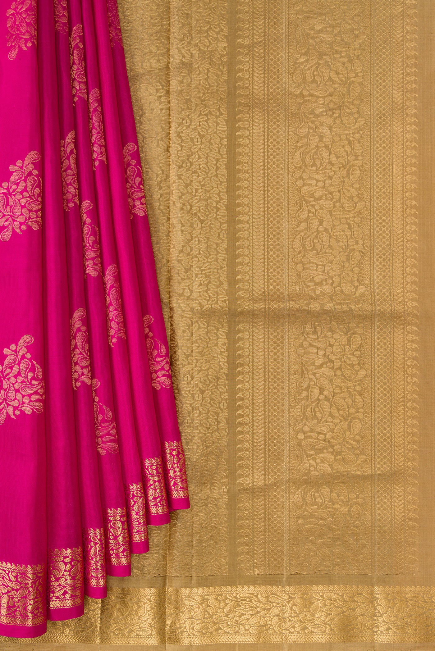 Pink Soft Silk Saree - Image 4