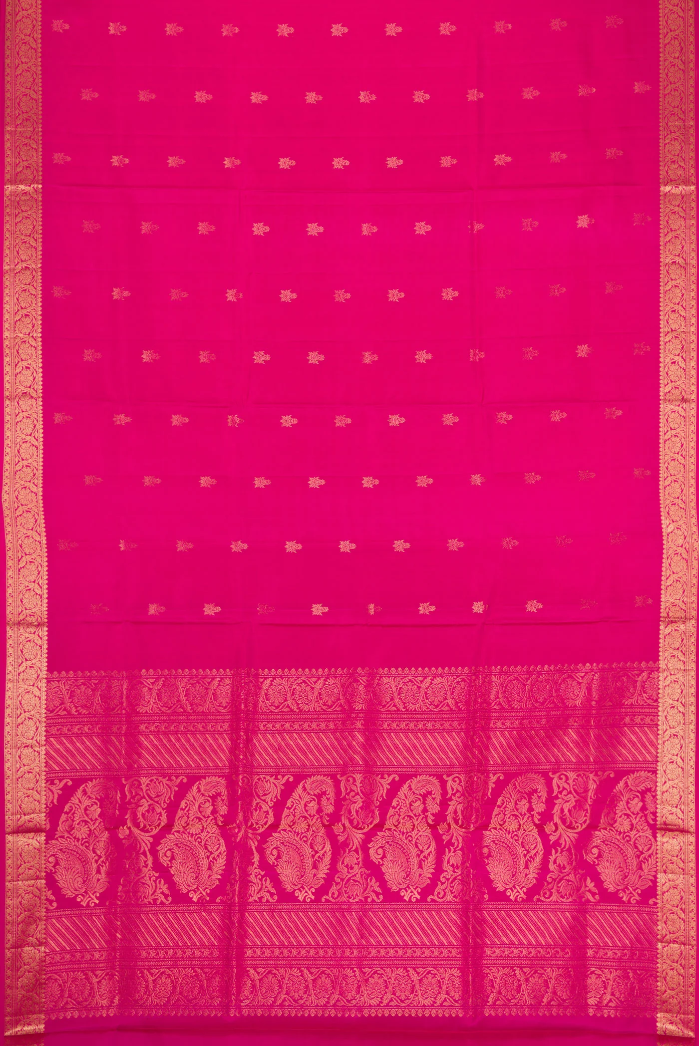 Pink Soft Silk Saree - Image 6