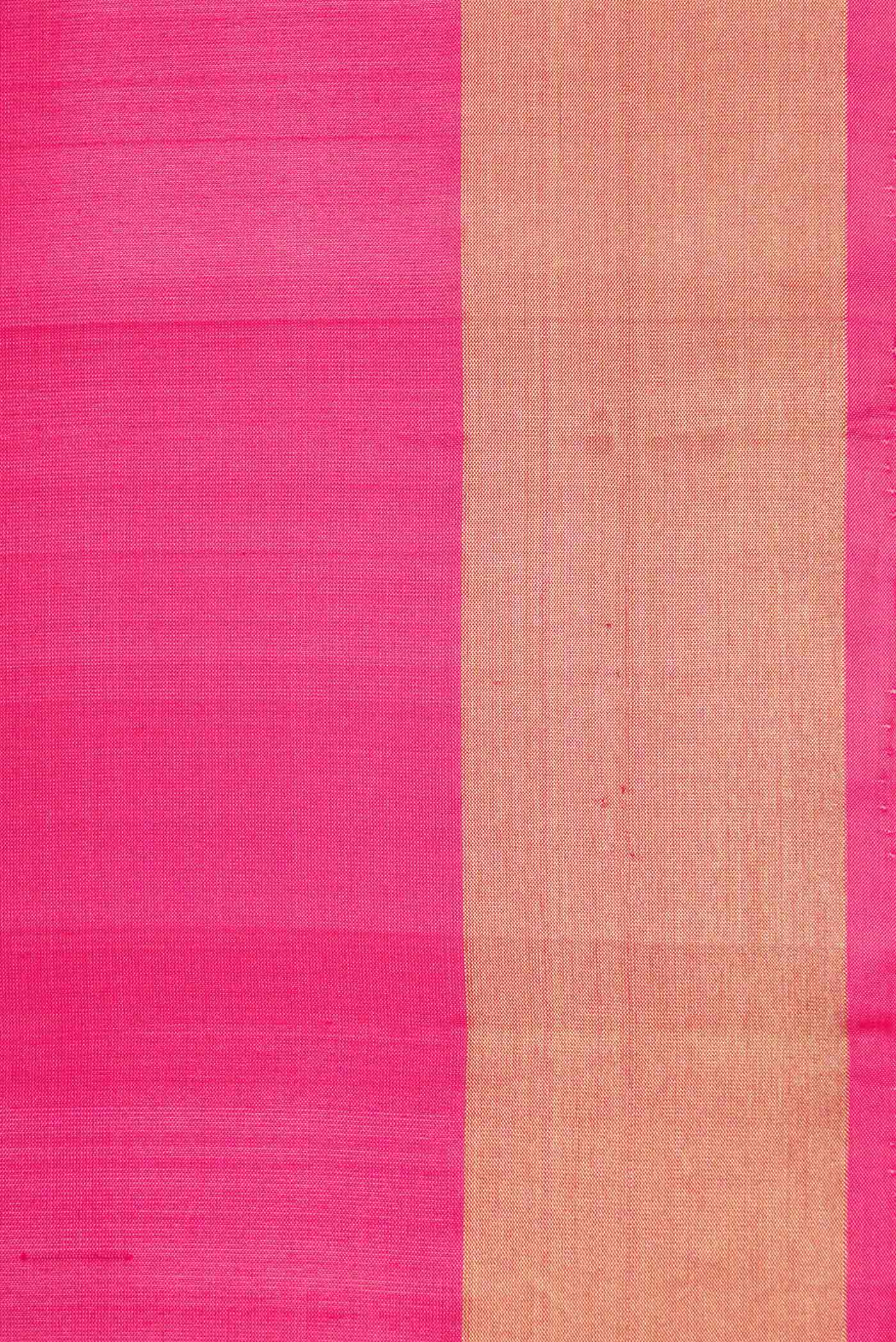 Pink Dual Tone Soft Silk Saree - Image 3