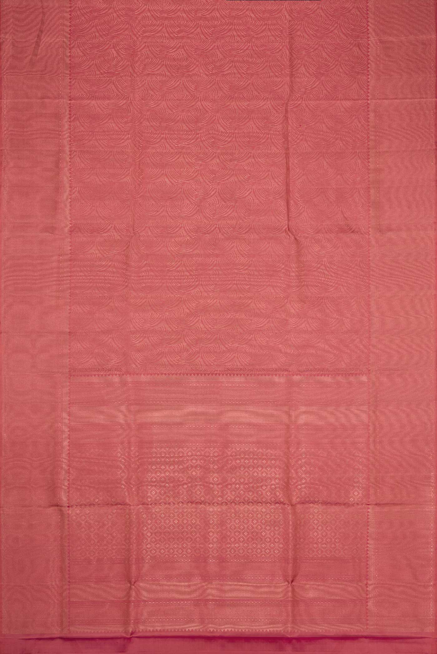 Pink Dual Tone Soft Silk Saree - Image 6