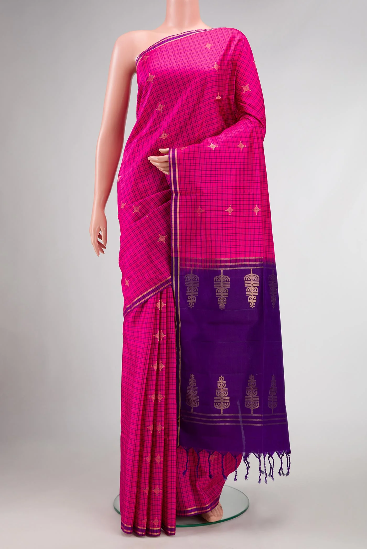 Pink Soft Silk Saree