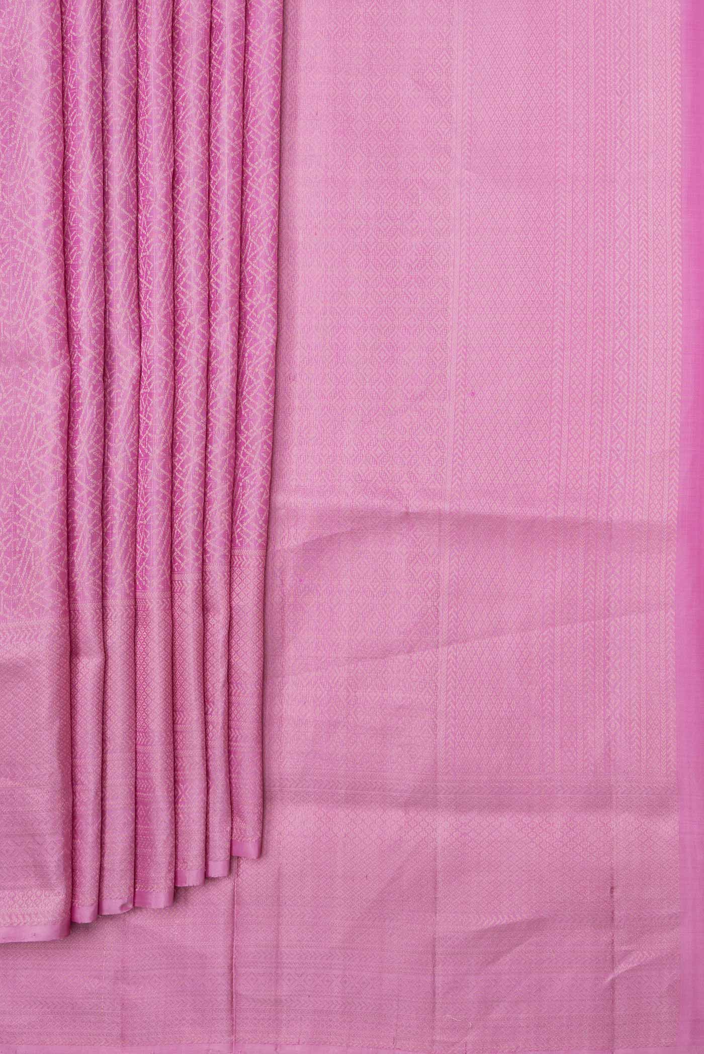 Lavender Soft Silk Saree - Image 4