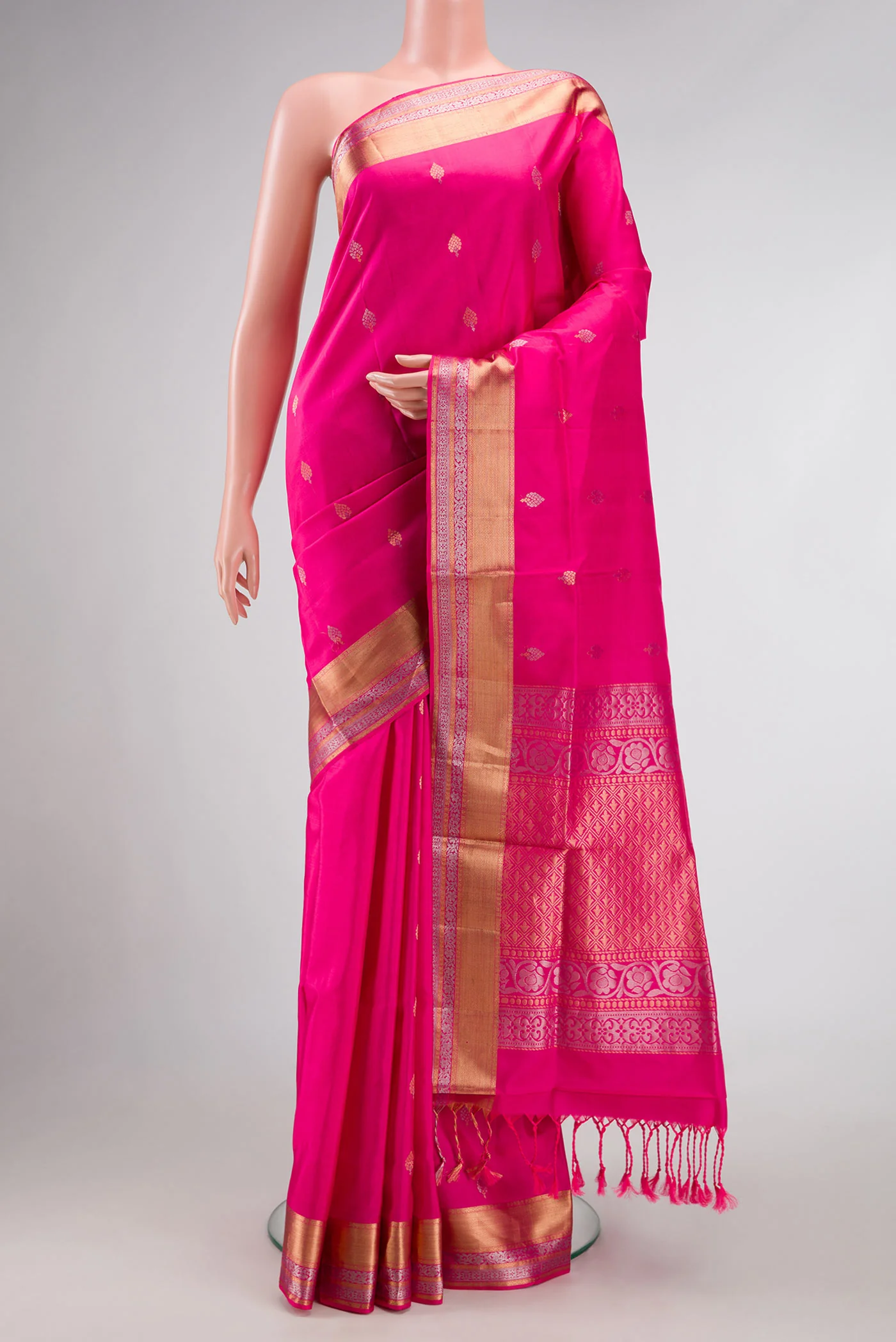 Pink Soft Silk Saree