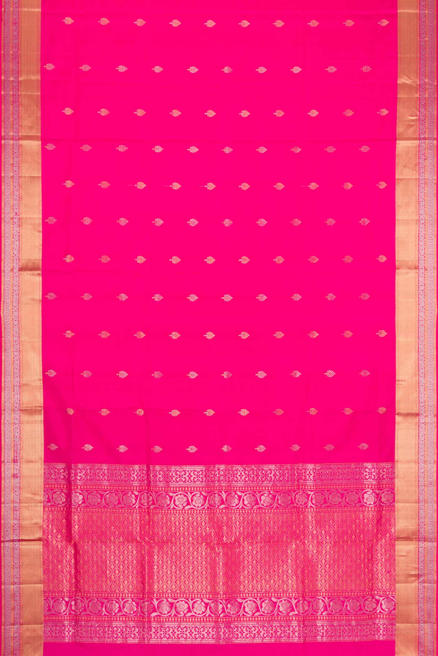 Pink Soft Silk Saree - Image 6