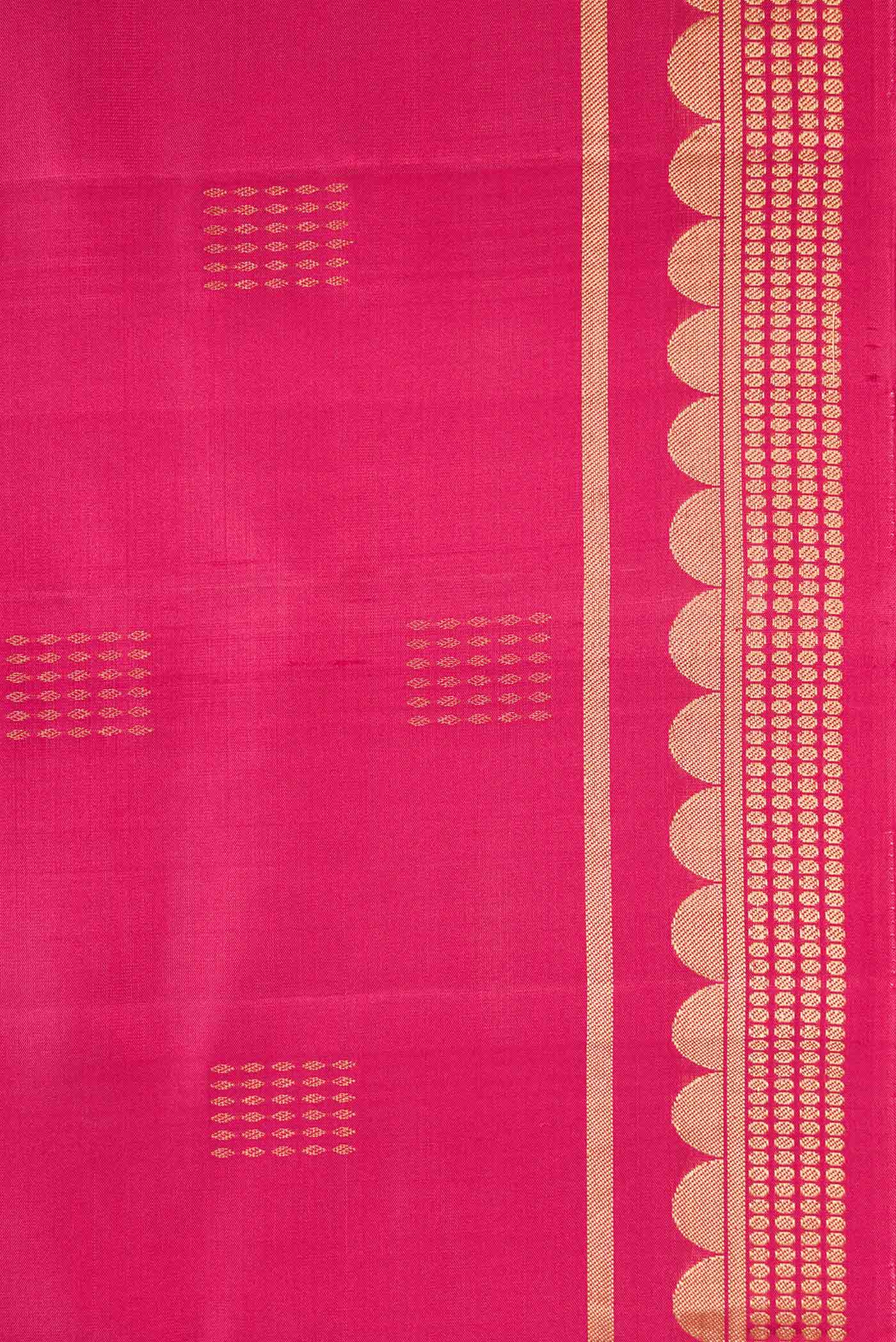 Pink Soft Silk Saree - Image 3