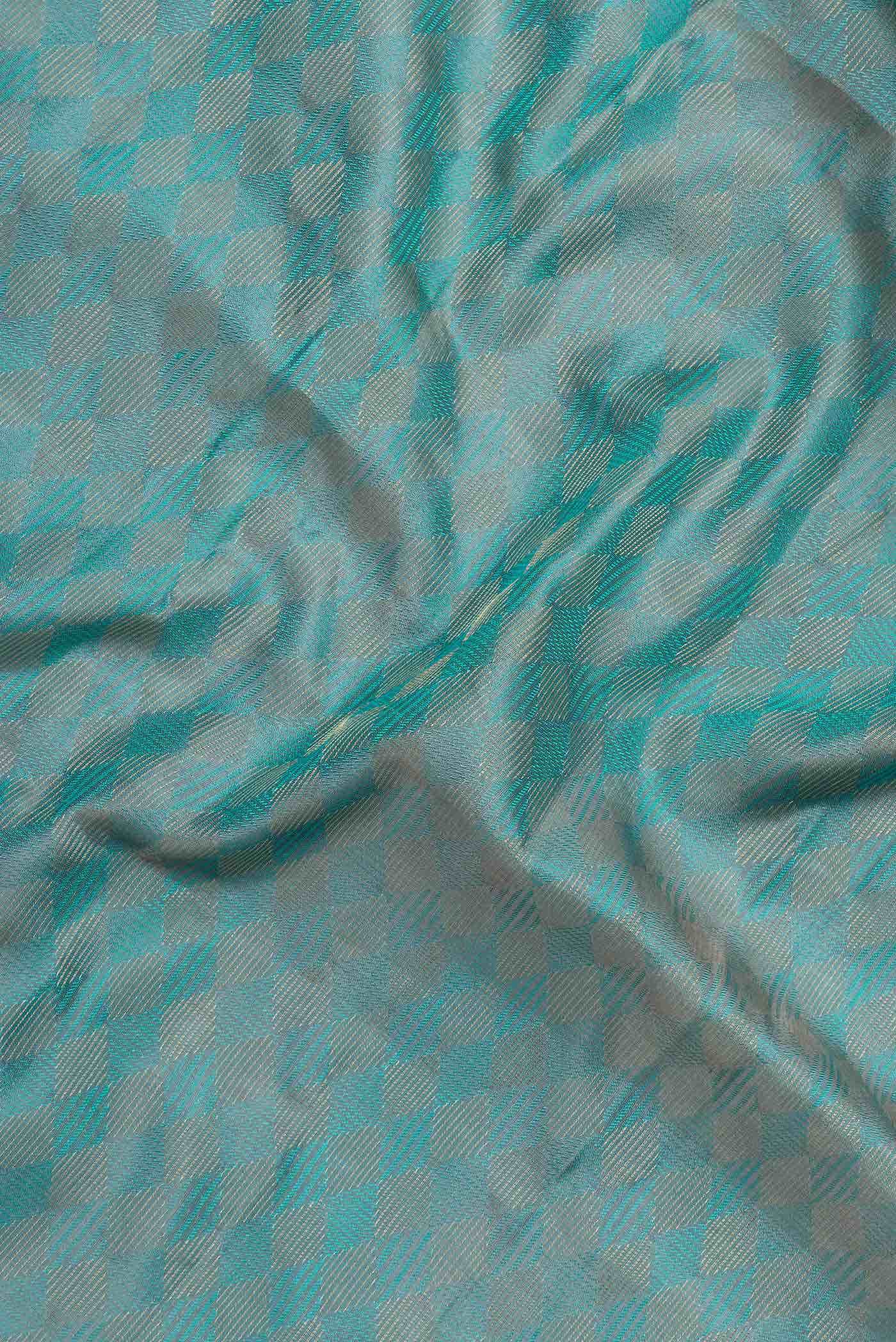 Blue Soft Silk Saree - Image 3