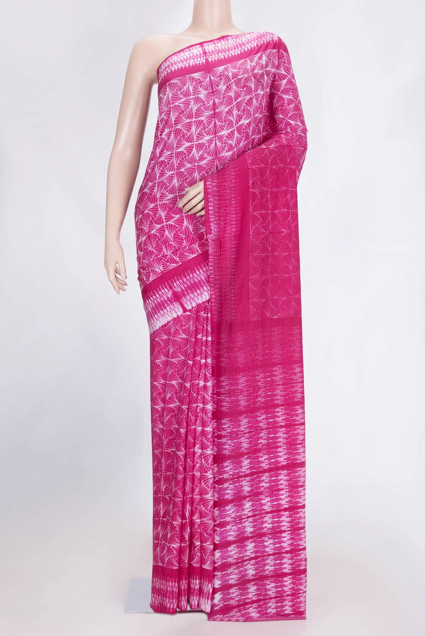 Pink Tussar Saree