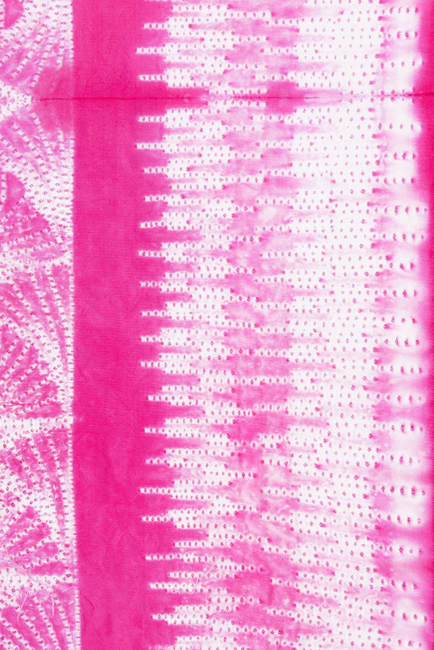 Pink Tussar Saree - Image 3