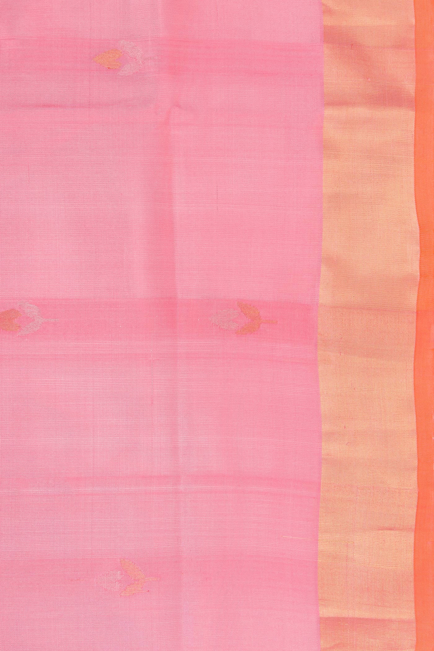 Rose pink Uppada Silk Saree - Image 3