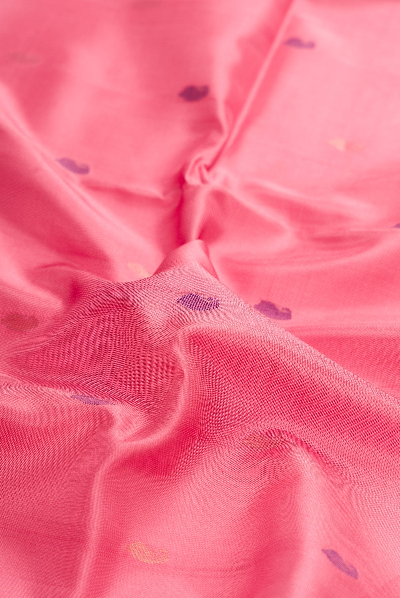 Rose pink Uppada Silk Saree - Image 2