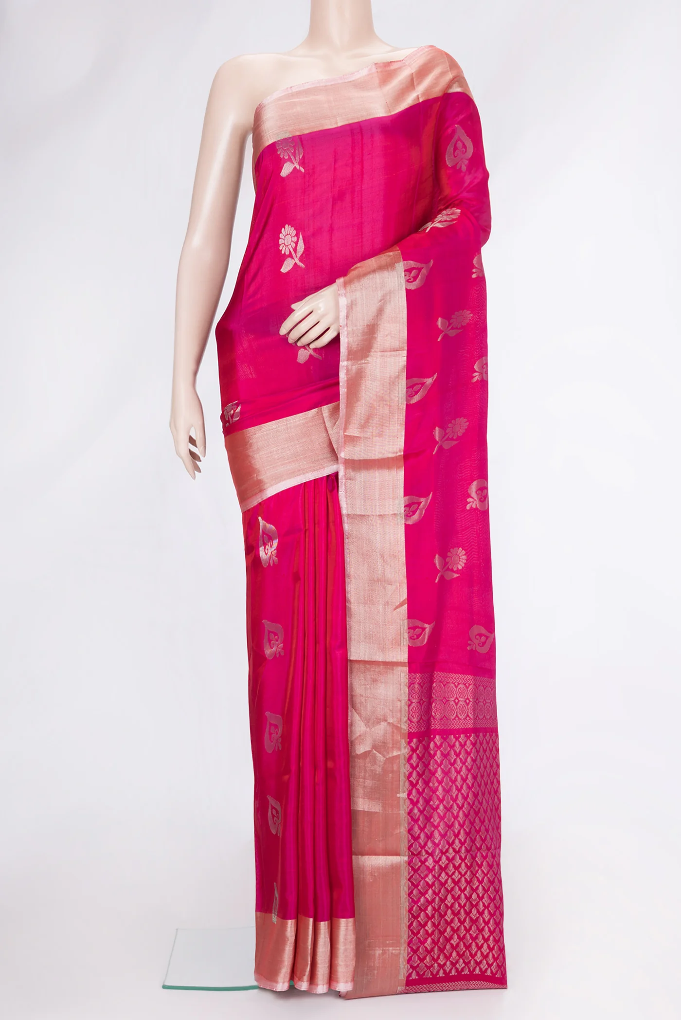 Pink Uppada Silk Saree