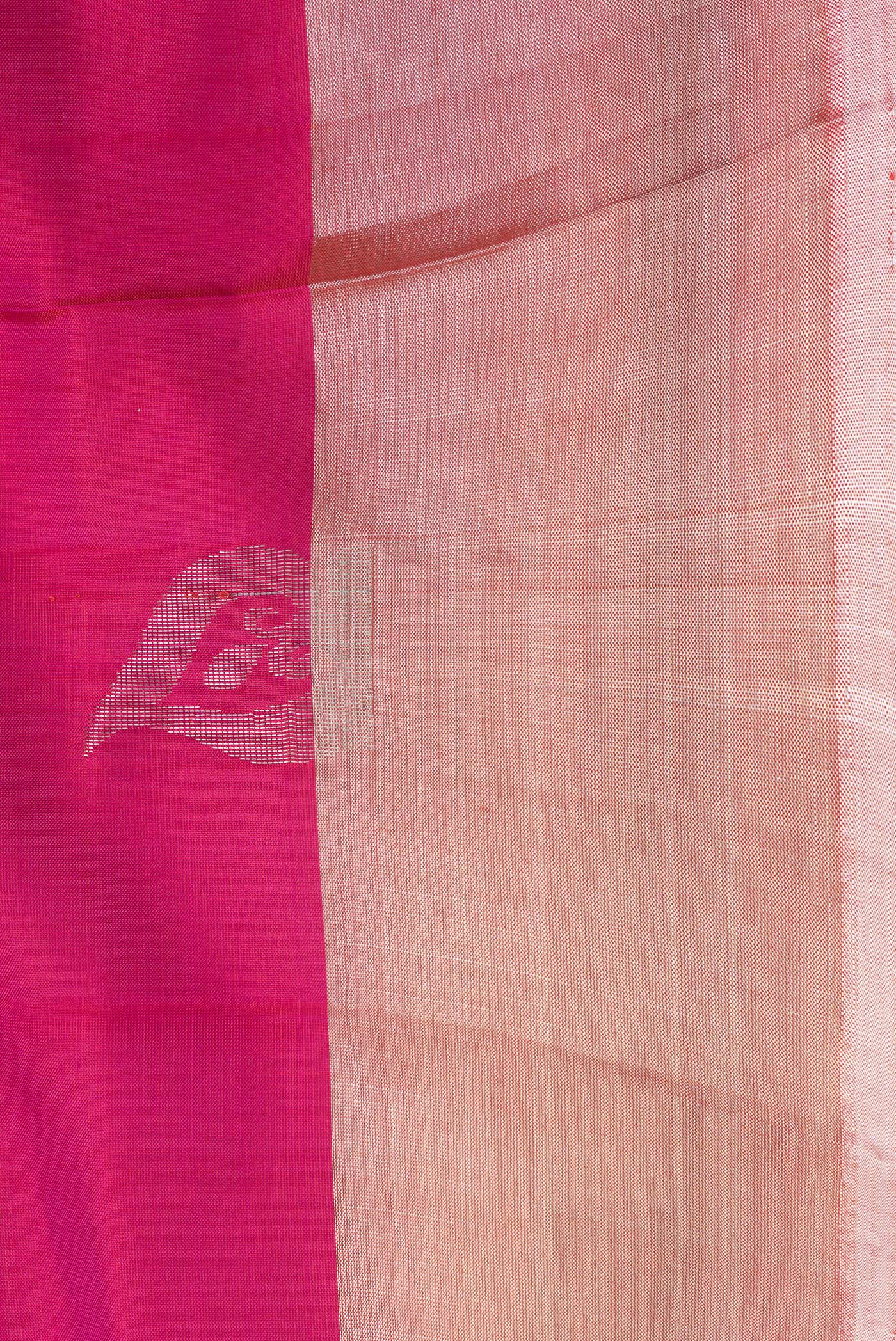 Pink Uppada Silk Saree - Image 3
