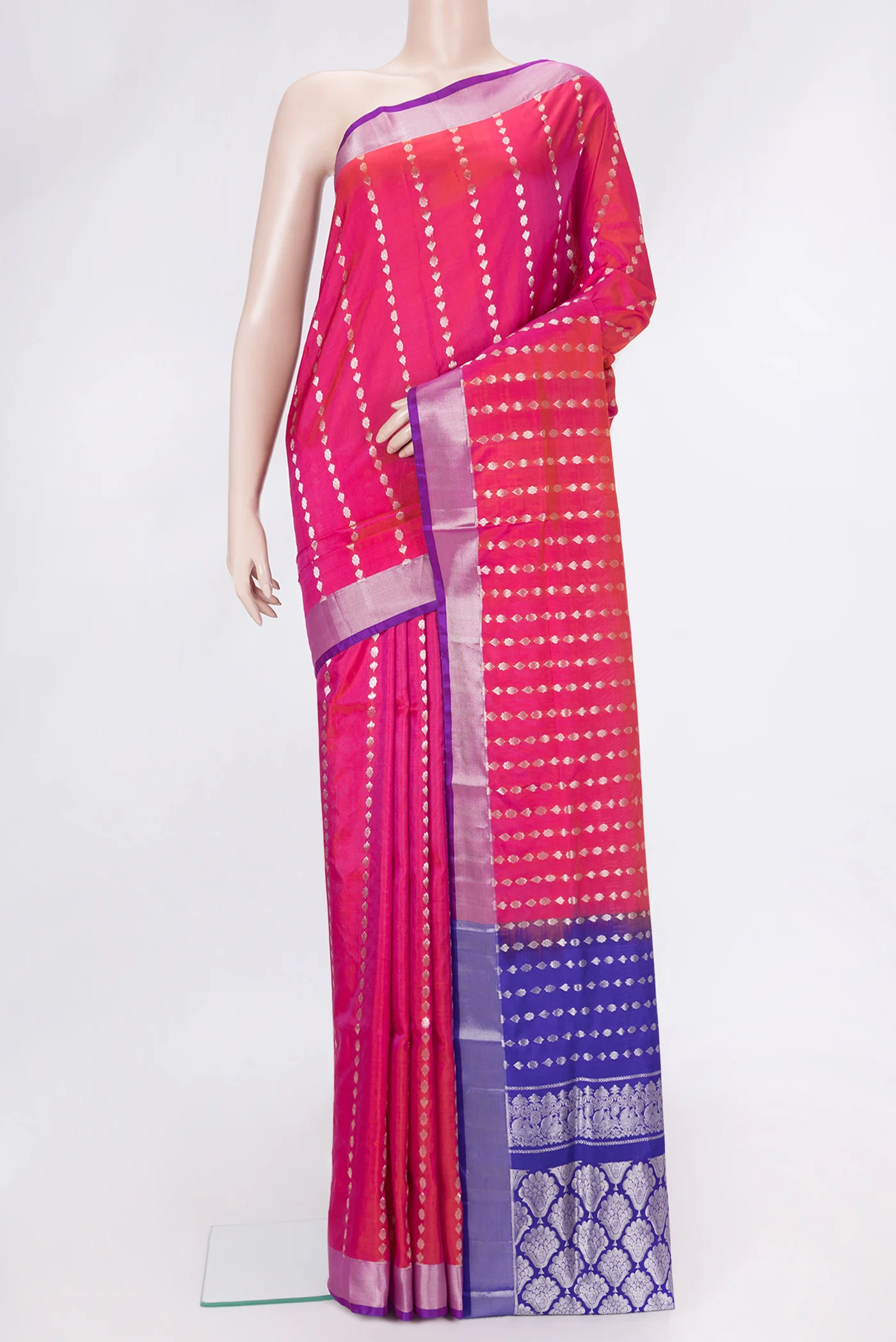 Pink Uppada Silk Saree