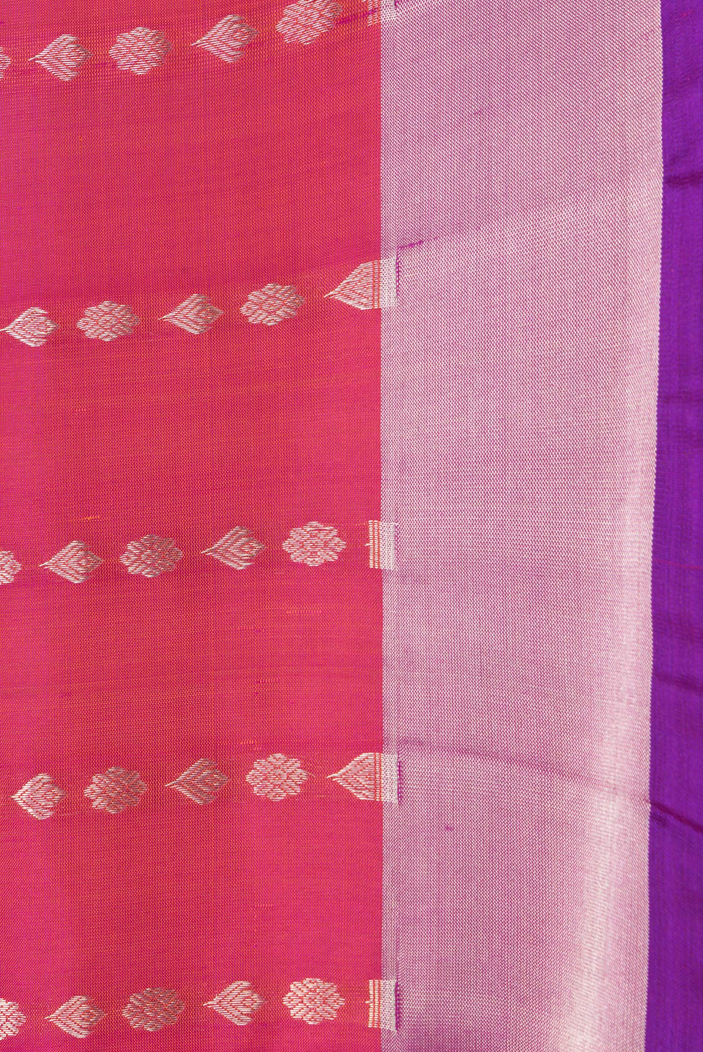 Pink Uppada Silk Saree - Image 3