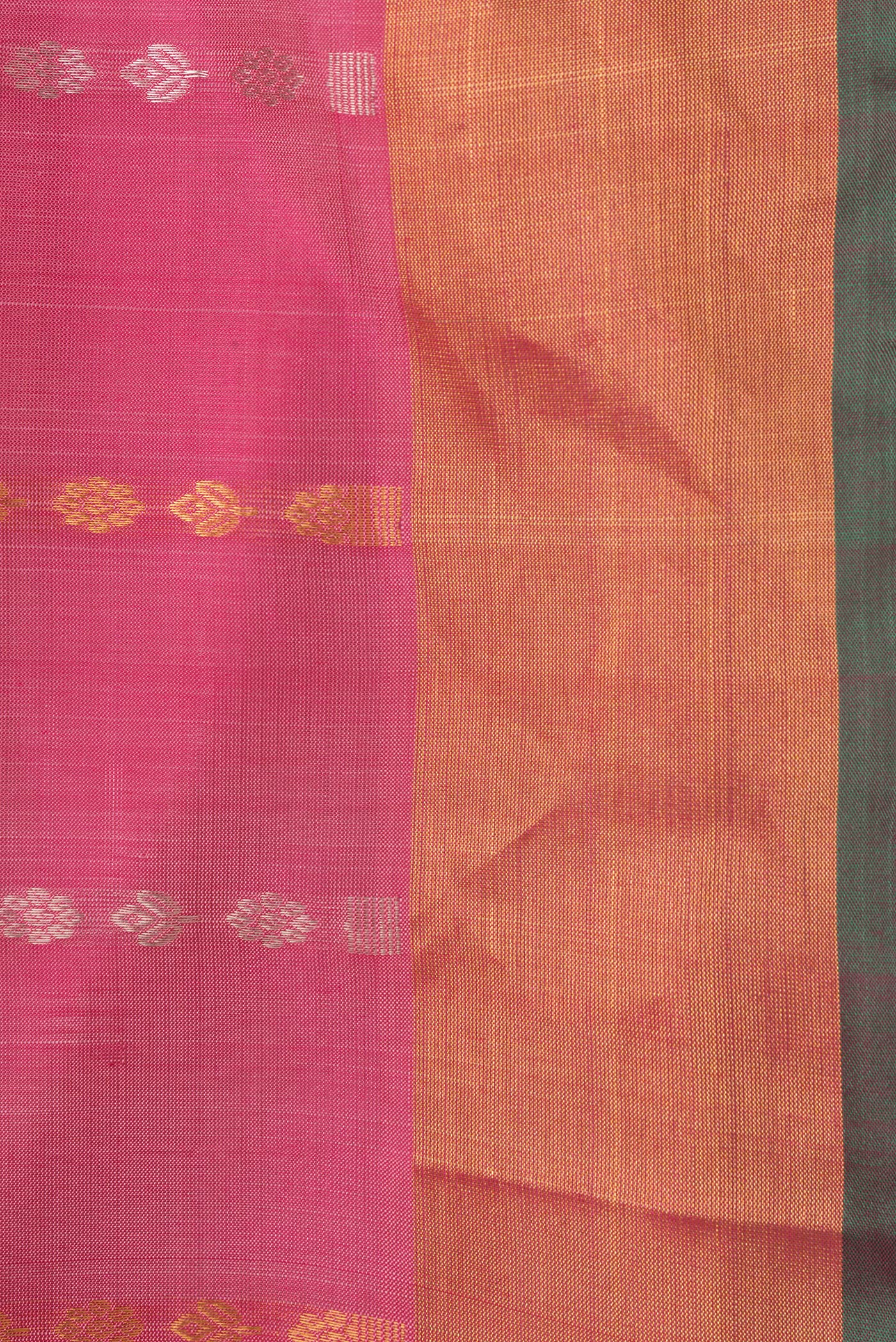 Pink Uppada Silk Saree - Image 3