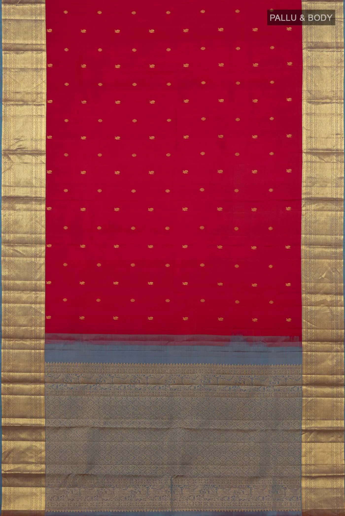 Pink Kanchipuram Silk Saree - Image 5
