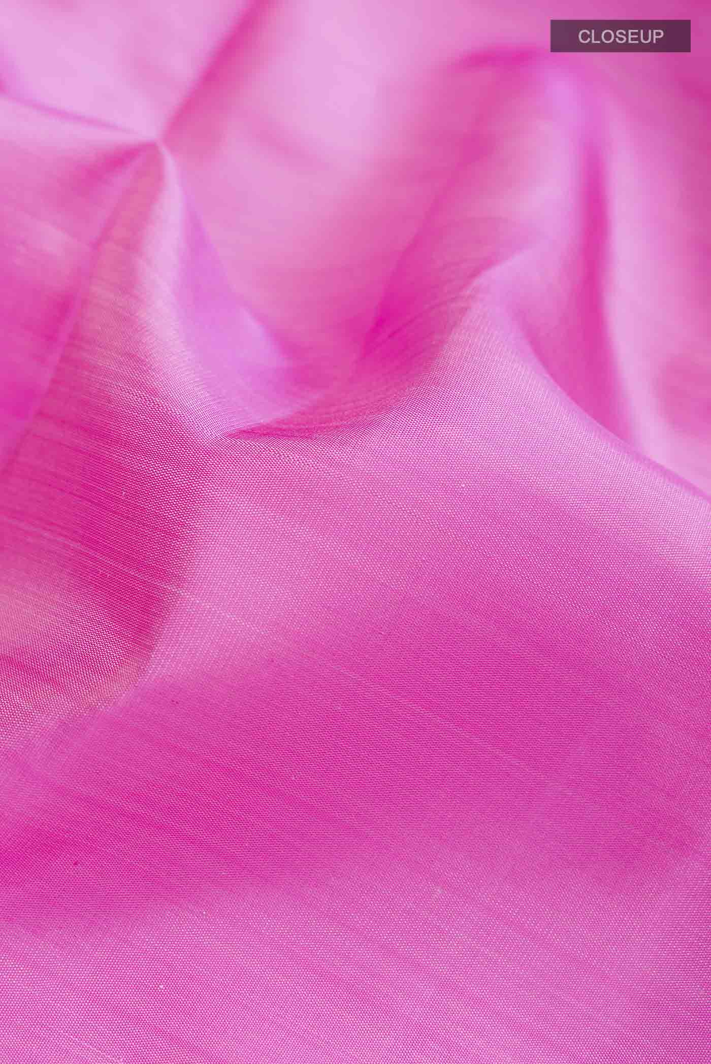 Pink Kanjivaram Silk Saree - Image 2