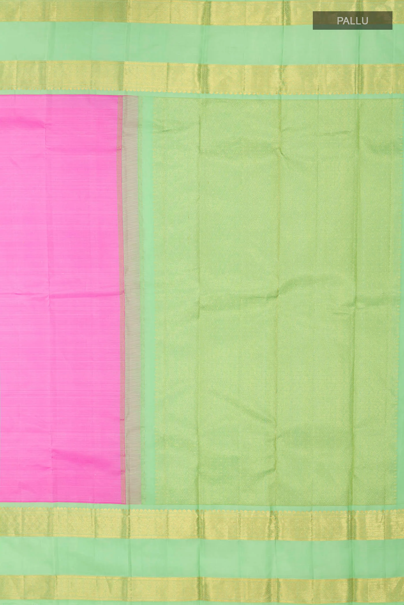 Pink Kanjivaram Silk Saree - Image 7