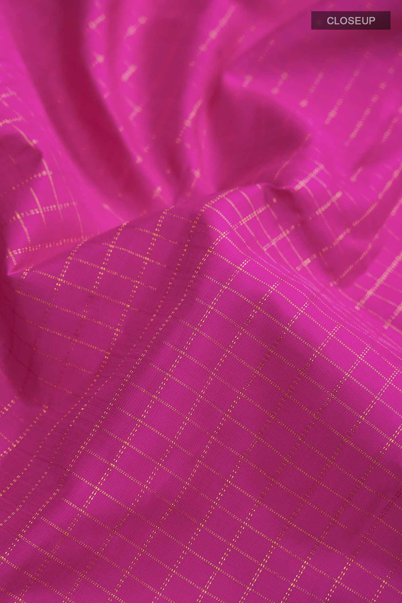 Pink Kanjivaram Silk Saree - Image 2