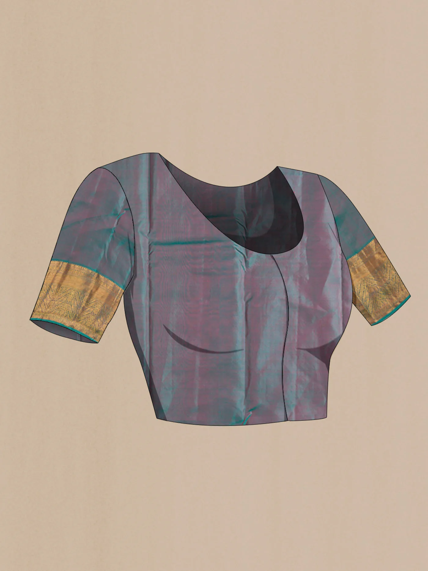 Pink Kanchipuram Silk Saree - Image 5