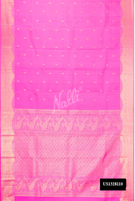 Pink Kanchipuram Silk Saree
