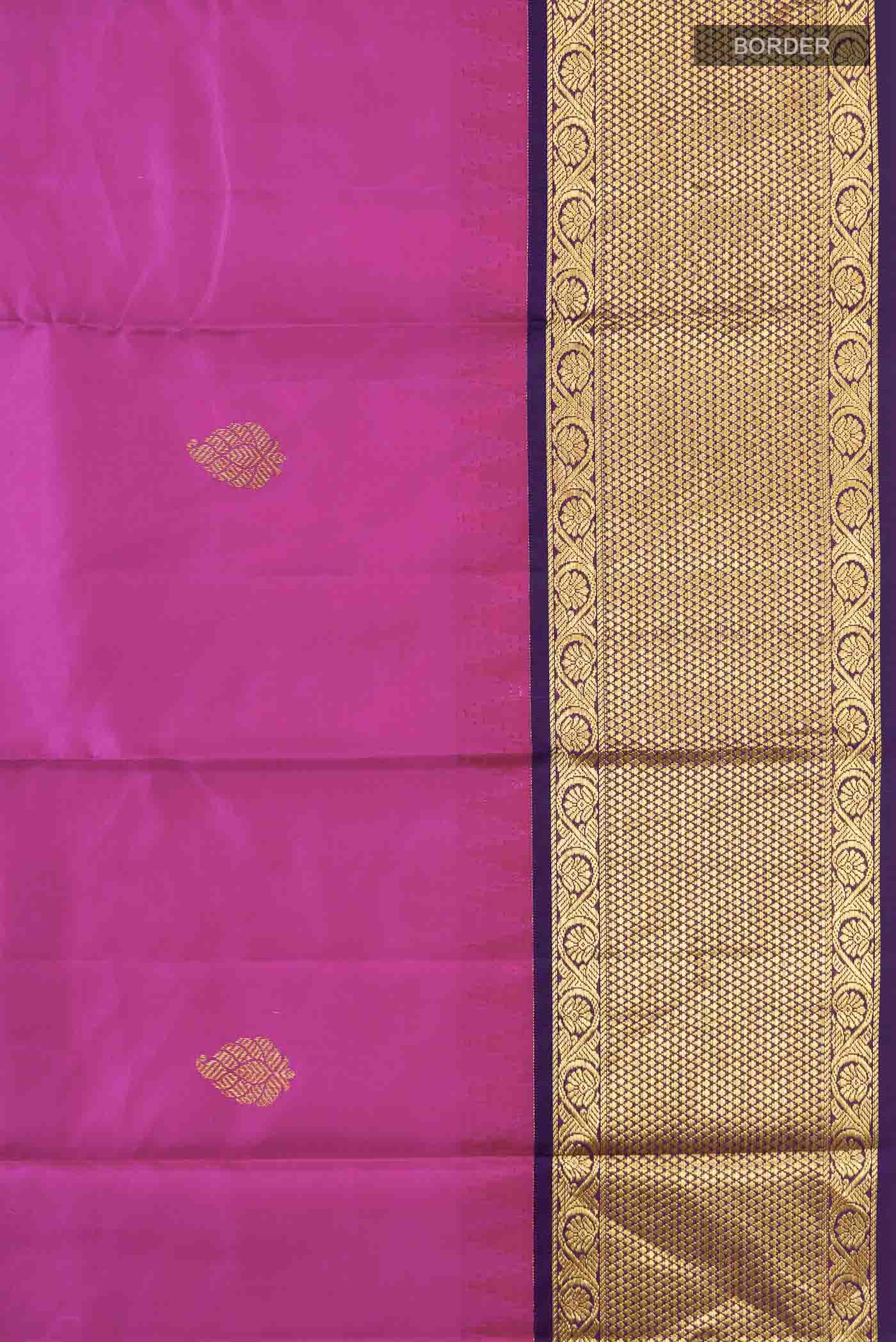 Pink Kanjivaram Silk Saree - Image 3