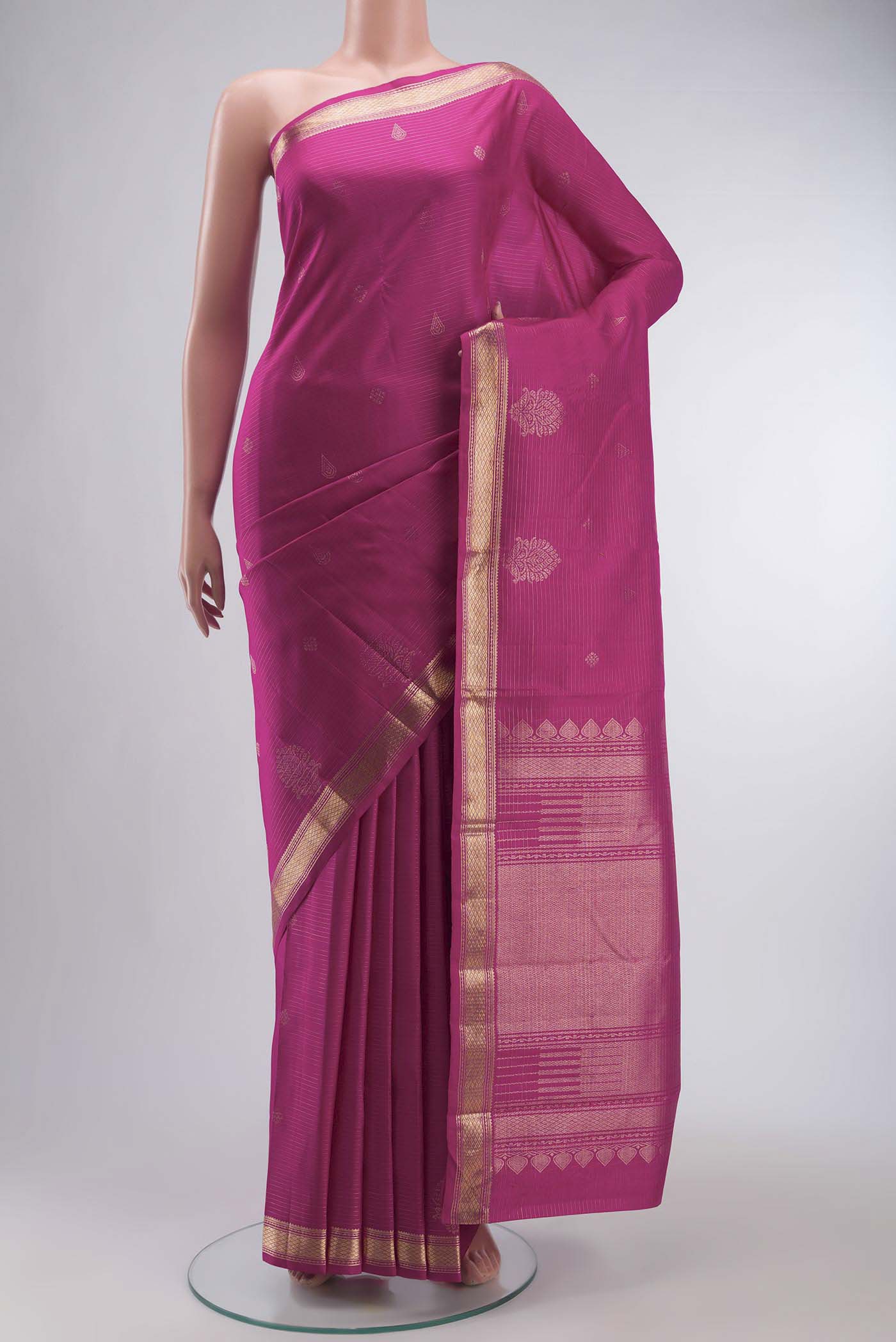 Pink Kanjivaram Silk Saree