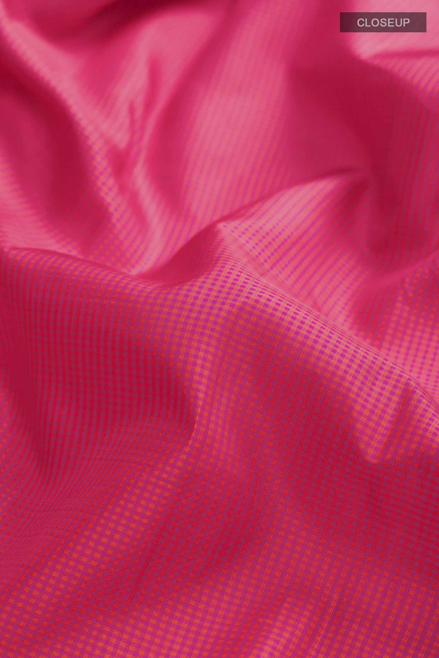 Pink Kanchipuram Silk Saree - Image 2