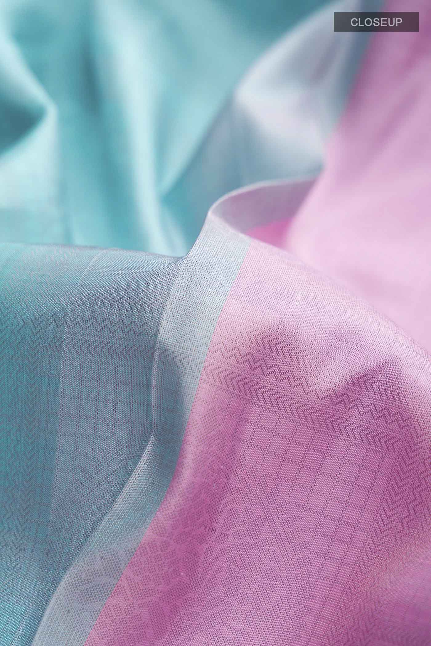 Multi Color Kanjivaram Silk Saree - Image 2