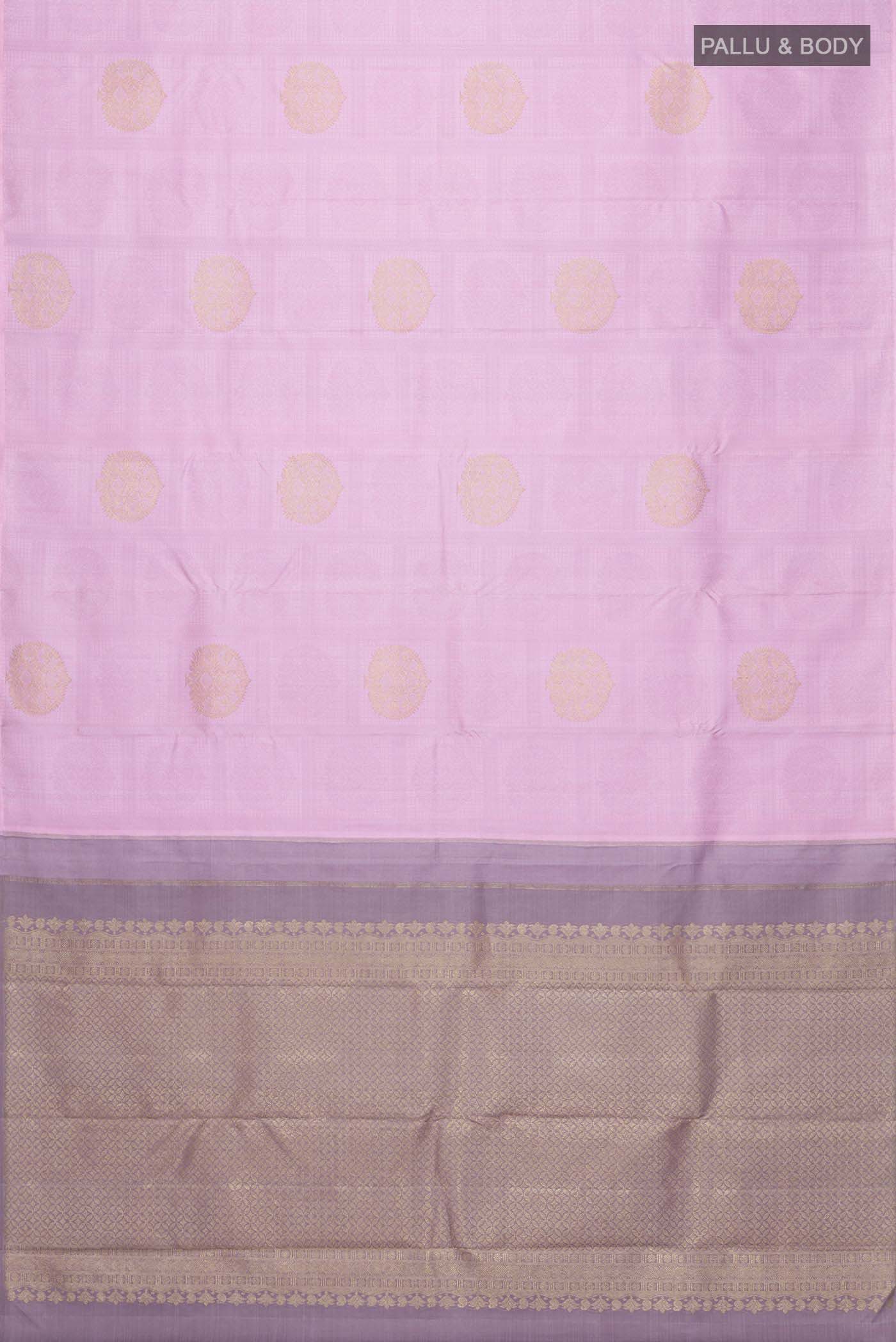 Multi Color Kanjivaram Silk Saree - Image 6
