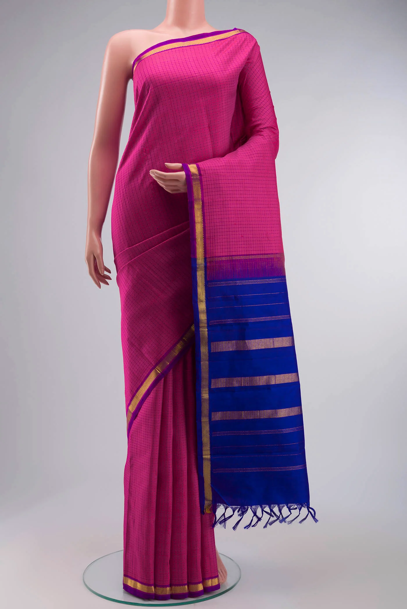 Pink Kanjivaram Silk Saree