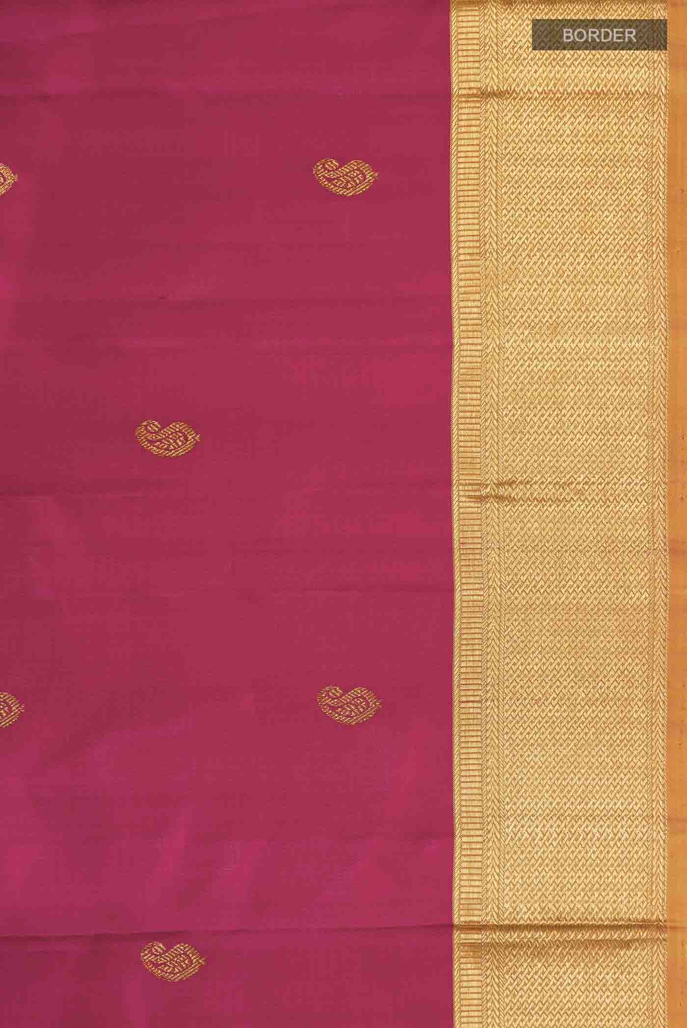 Pink Kanchipuram Silk Saree - Image 3