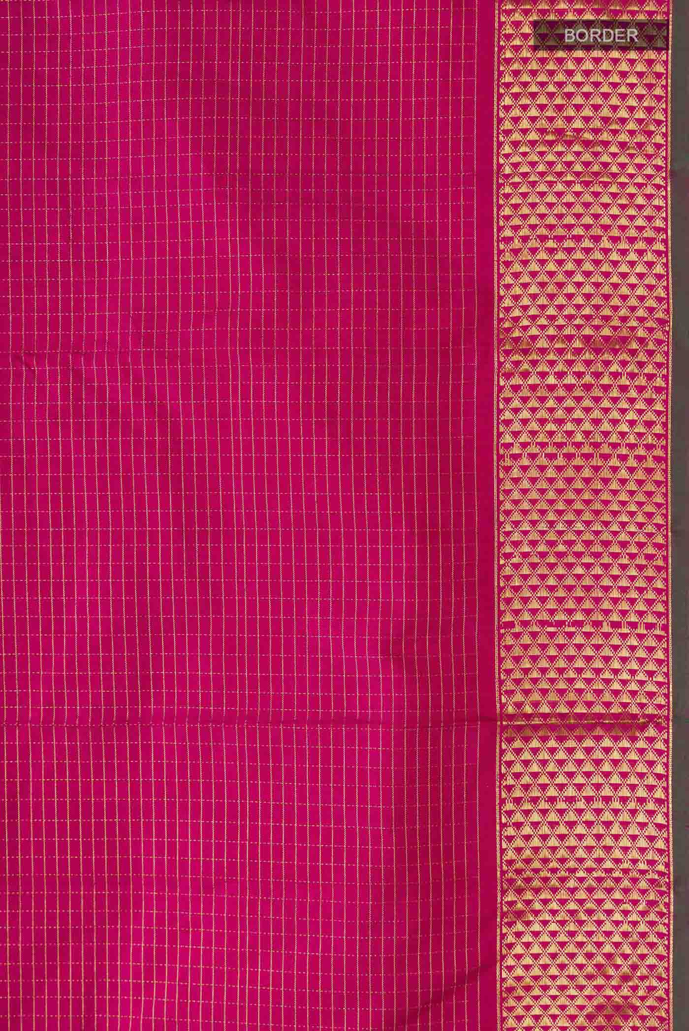 Pink Kanchipuram Silk Saree - Image 3