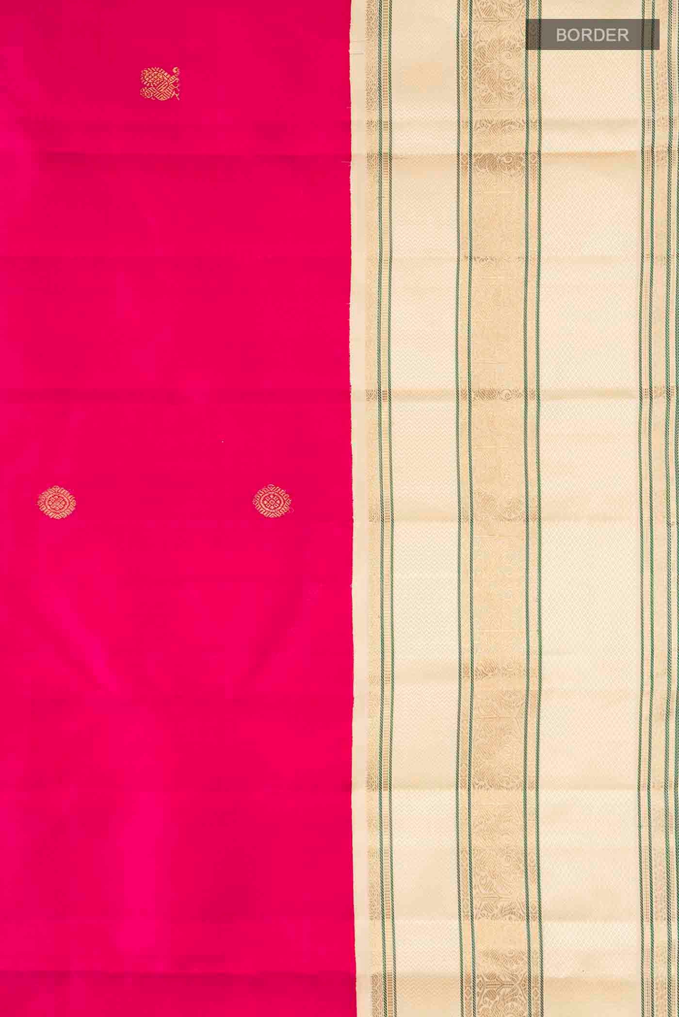 Pink Kanjivaram Silk Saree - Image 3