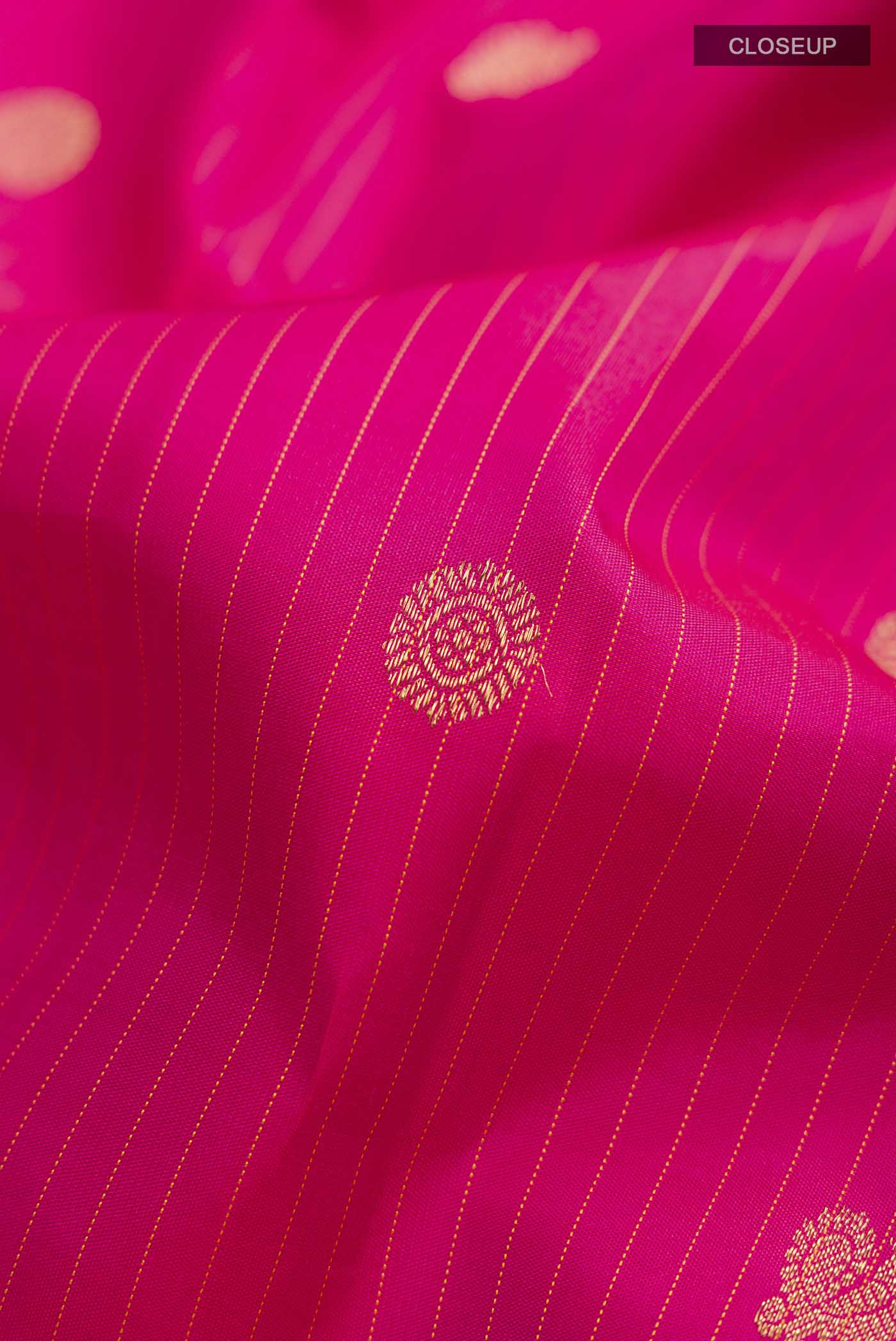 Pink Kanjivaram Silk Saree - Image 2